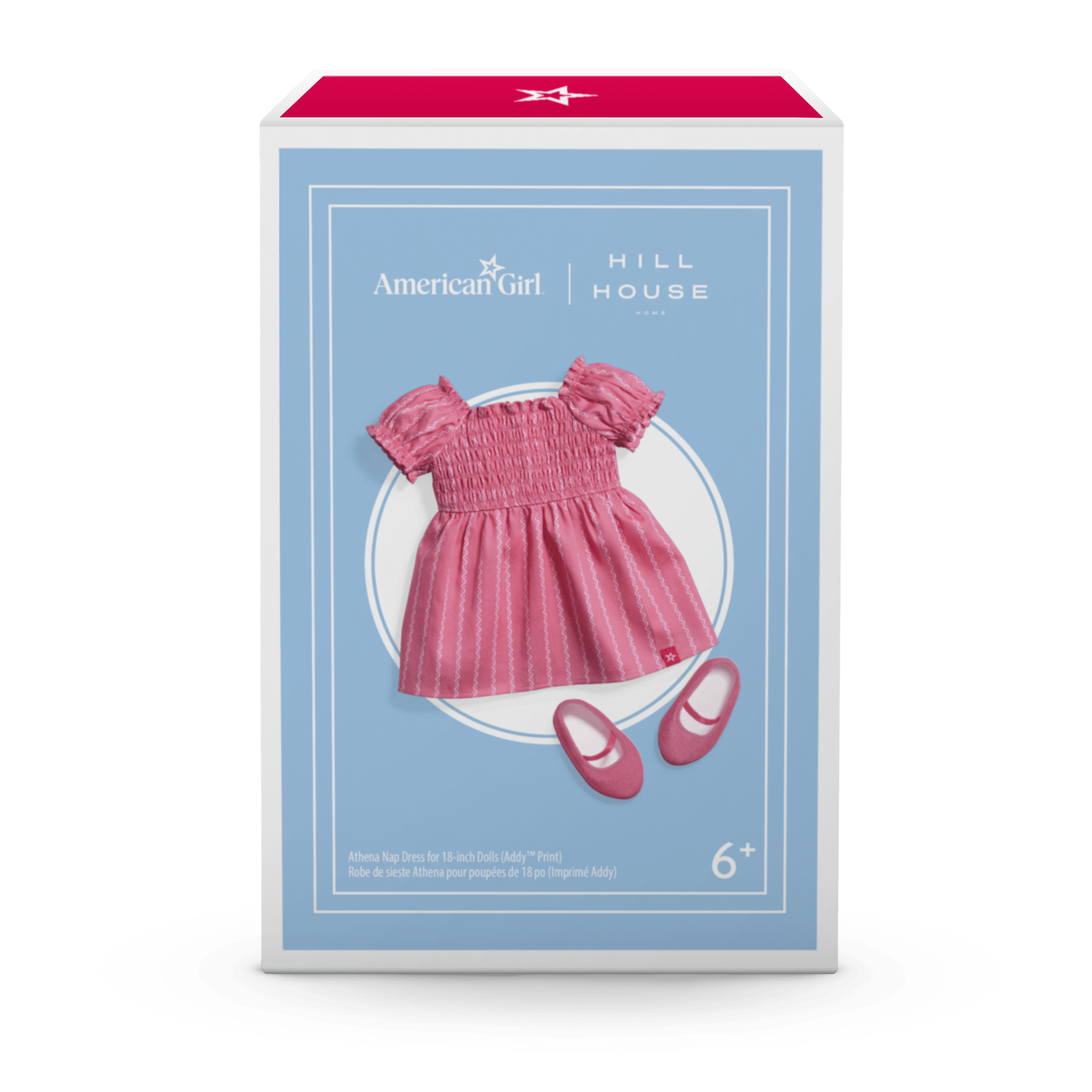 American Girl x Hill House Home Athena Nap Dress for 18-inch Dolls (Addy Print) - Image 7