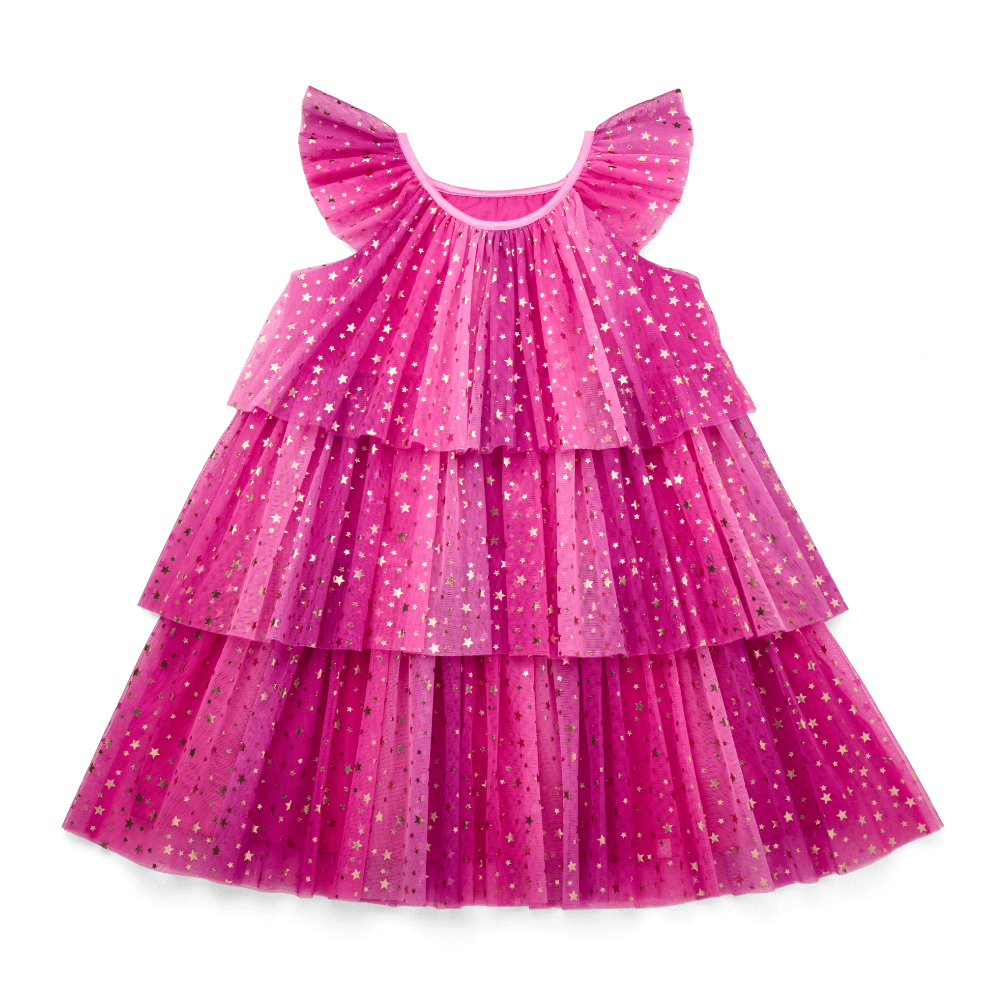 Pink Party-Ready Dress for Girls - Image 7