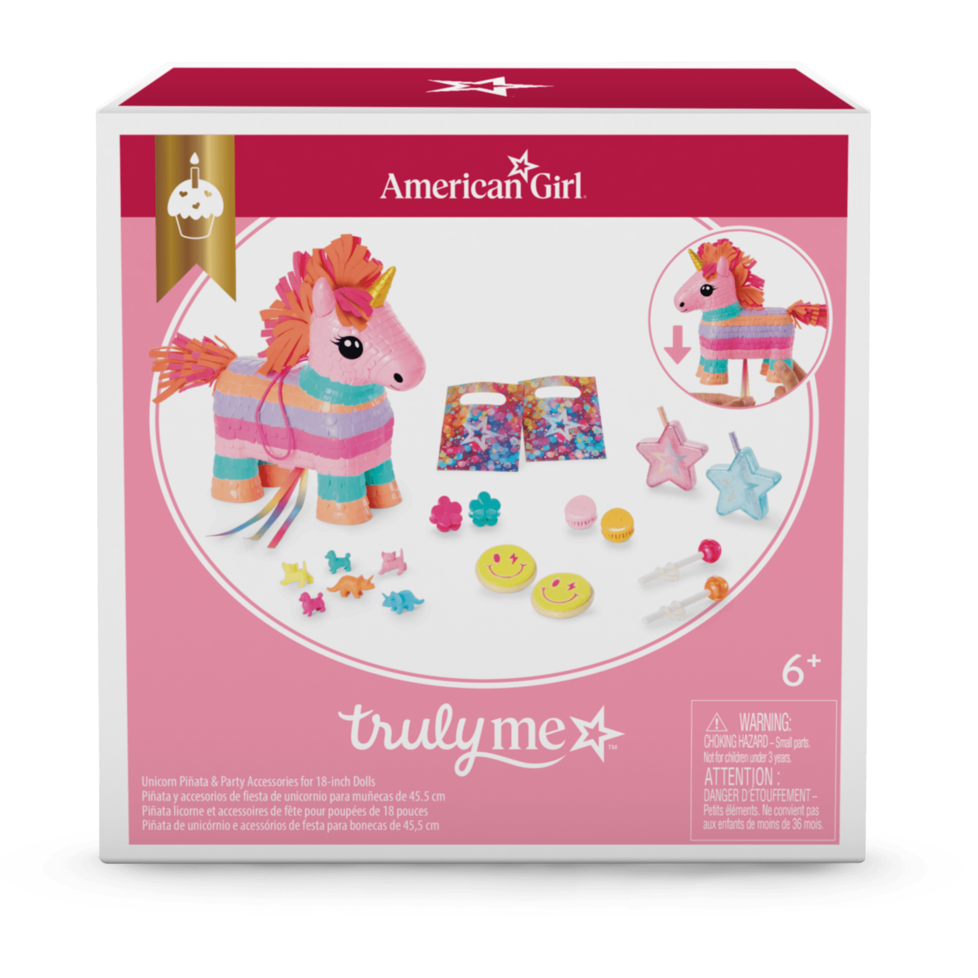 Unicorn Pi?ata & Party Accessories for 18-inch Dolls - Image 12