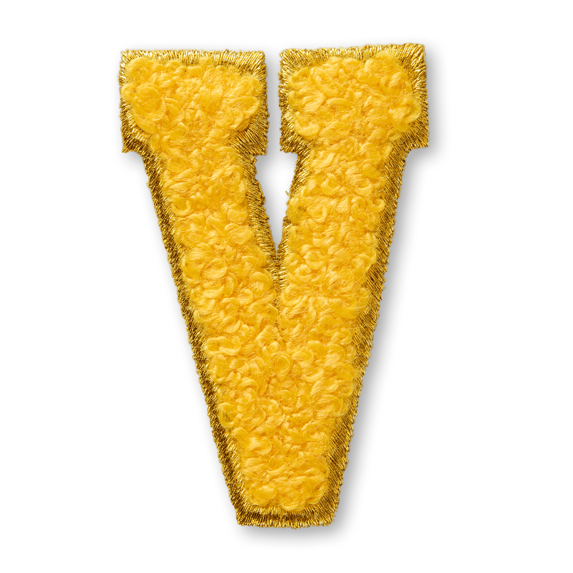AG Letter V Stick-On Patch