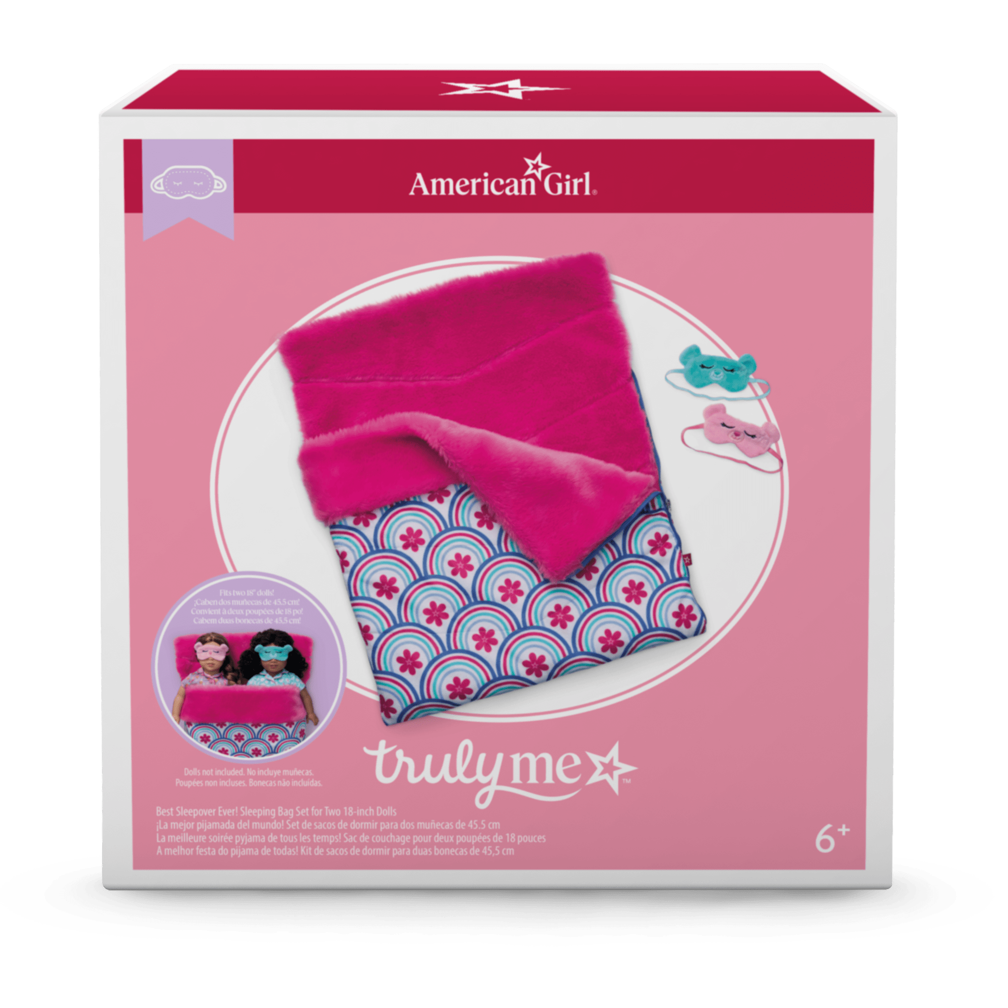 Best Sleepover Ever! Sleeping Bag Set for Two 18-inch Dolls - Image 8