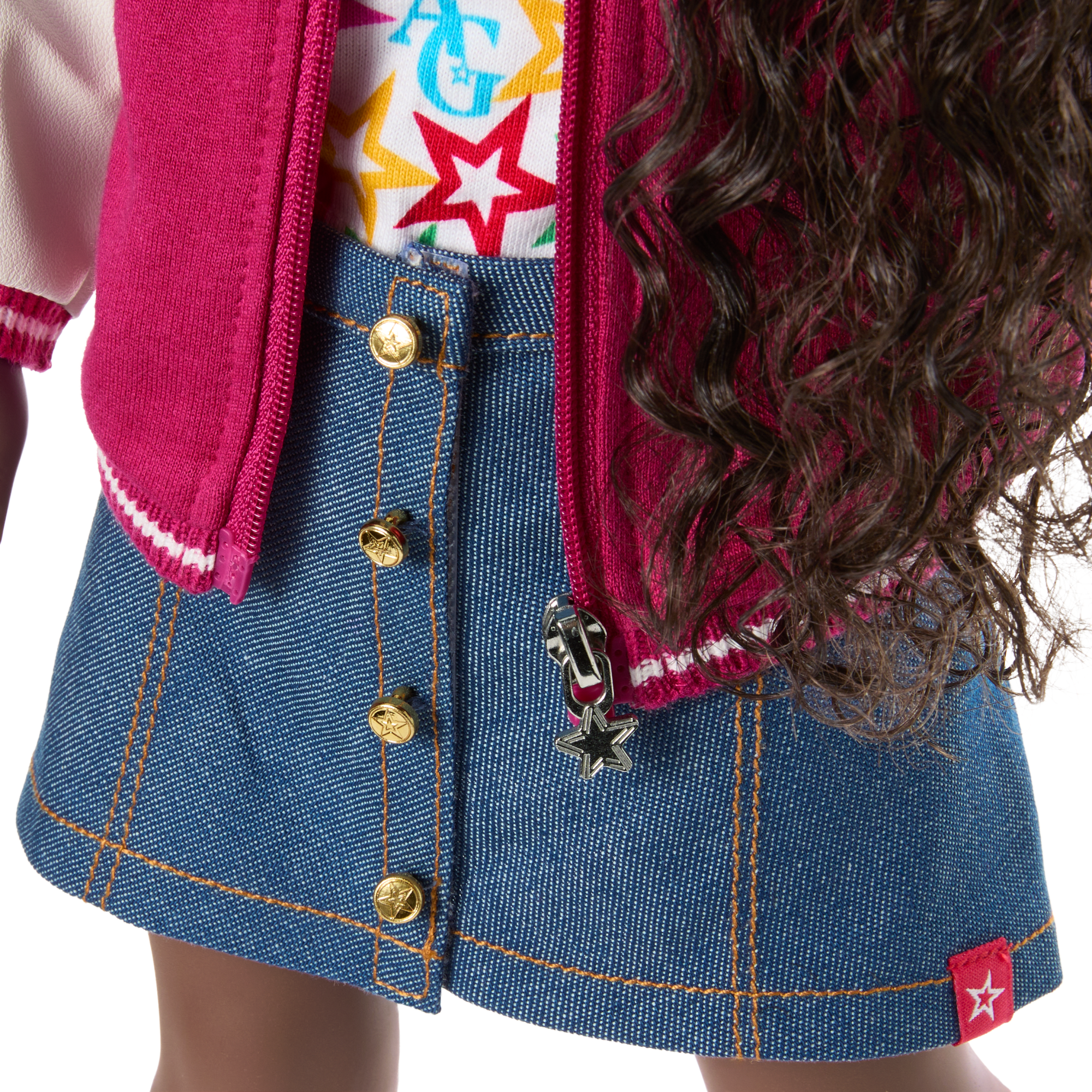 Truly Me 18-inch Doll #127 with curly dark-brown hair - Image 8