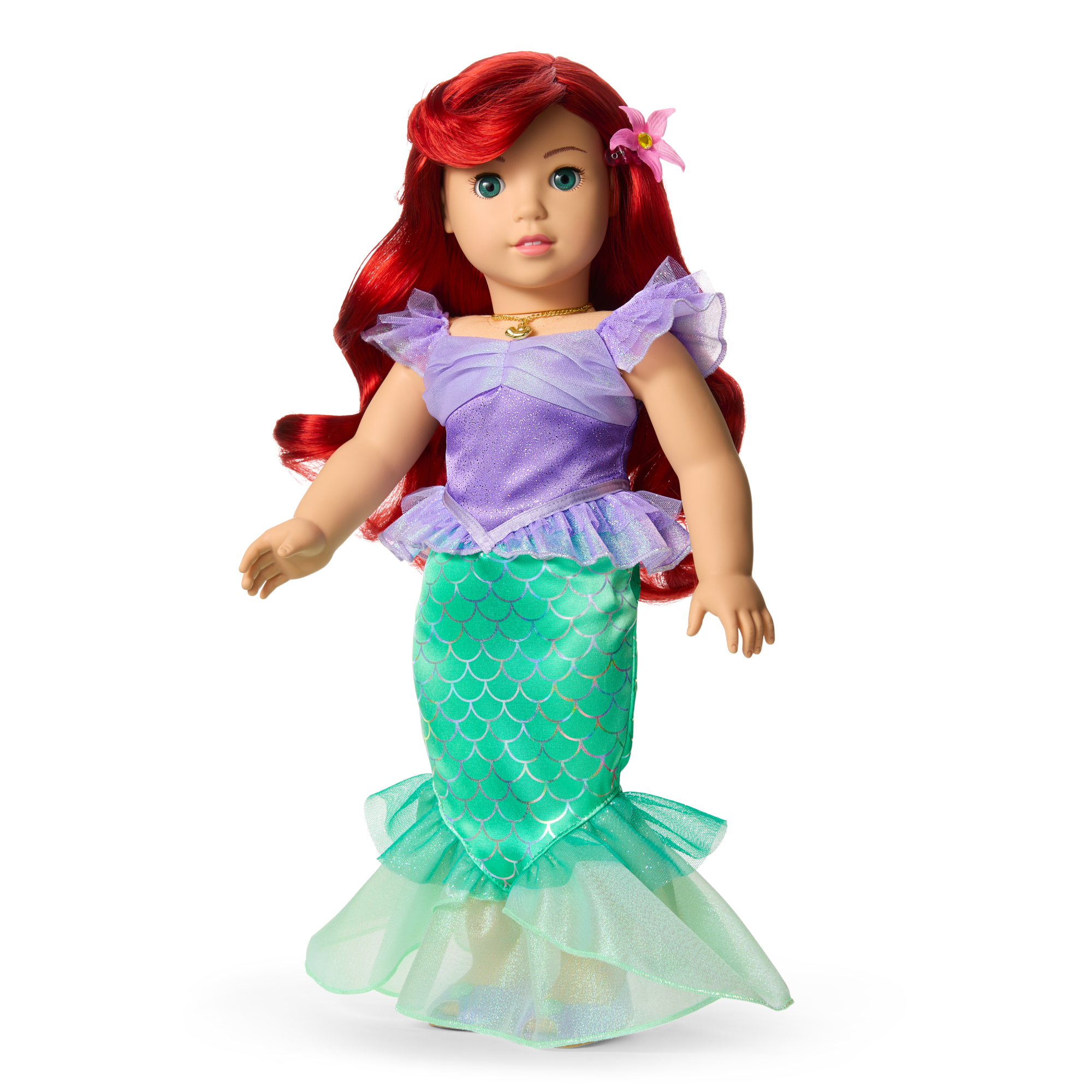 American Girl Disney Princess Ariel 18-inch Doll & Dress for Girls - Image 6