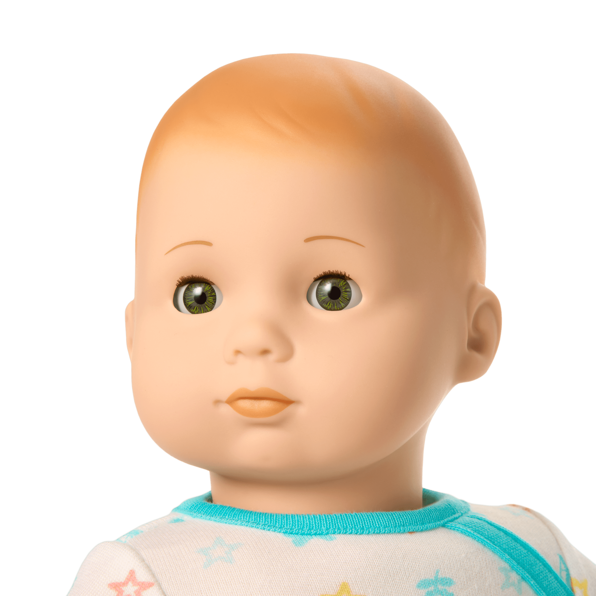 Bitty Baby Doll #6 with red hair in Pastel Blue - Image 3