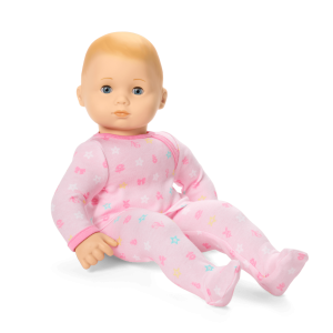 Bitty Baby Doll #3 with blonde hair in Pastel Pink