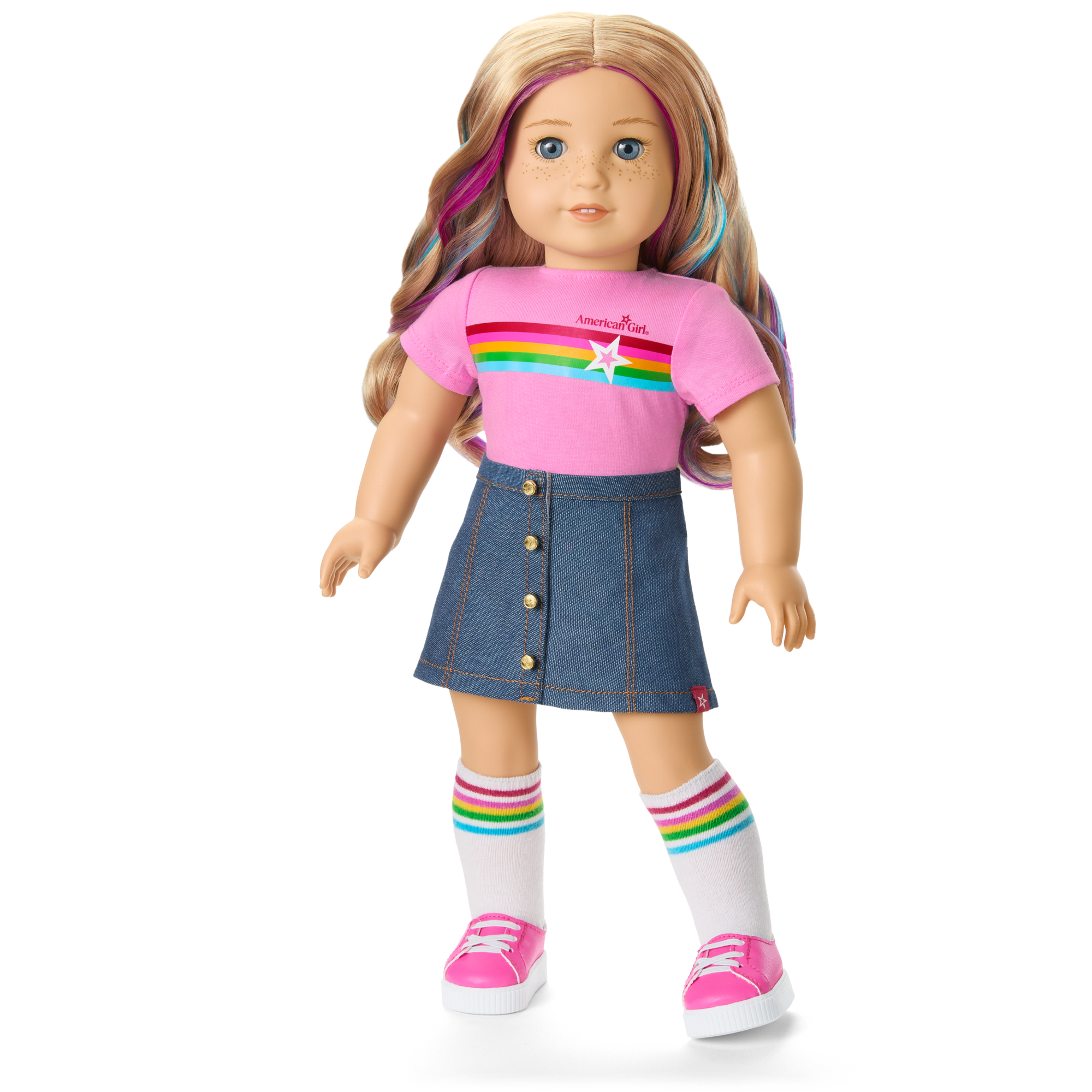 Truly Me 18-inch Doll #110 with wavy blonde hair - Image 10
