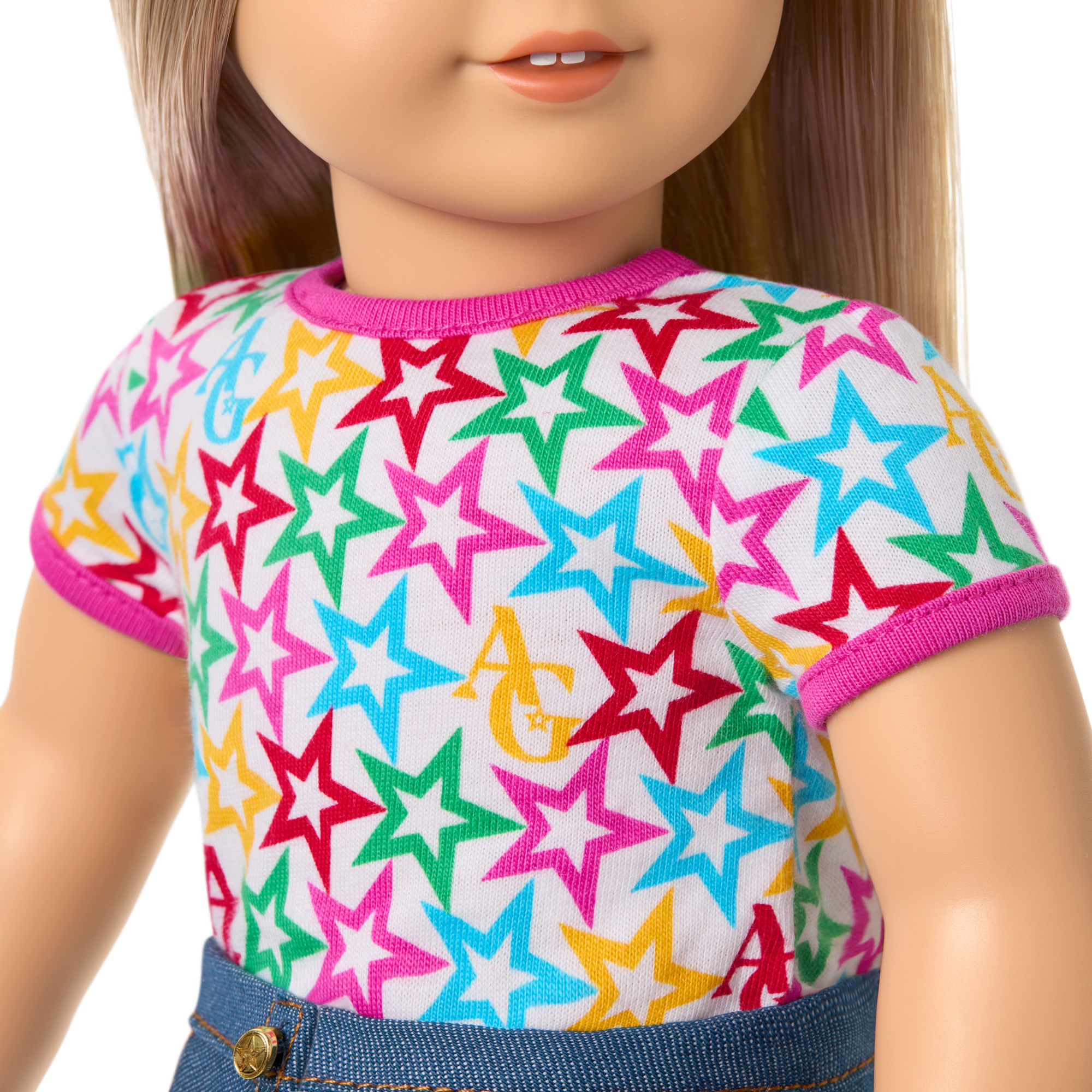 Truly Me 18-inch Doll #100 with straight layered blonde hair - Image 7