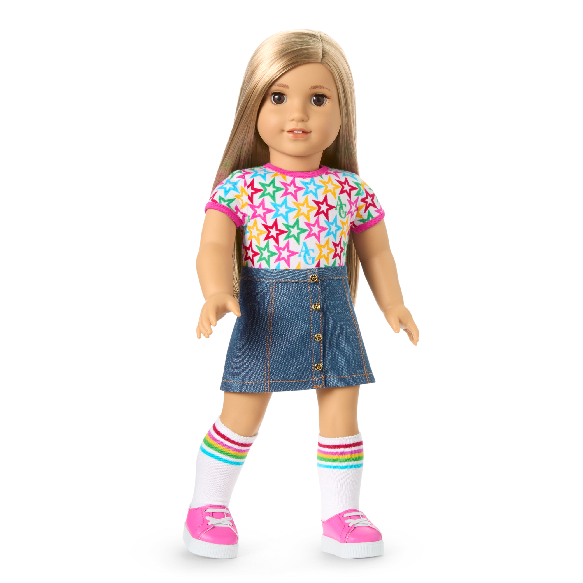 Truly Me 18-inch Doll #131 with straight blonde hair - Image 6
