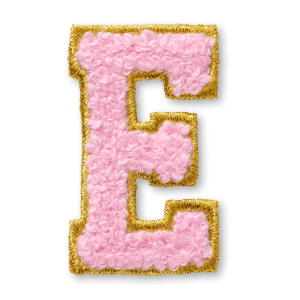 AG Letter E Stick-On Patch