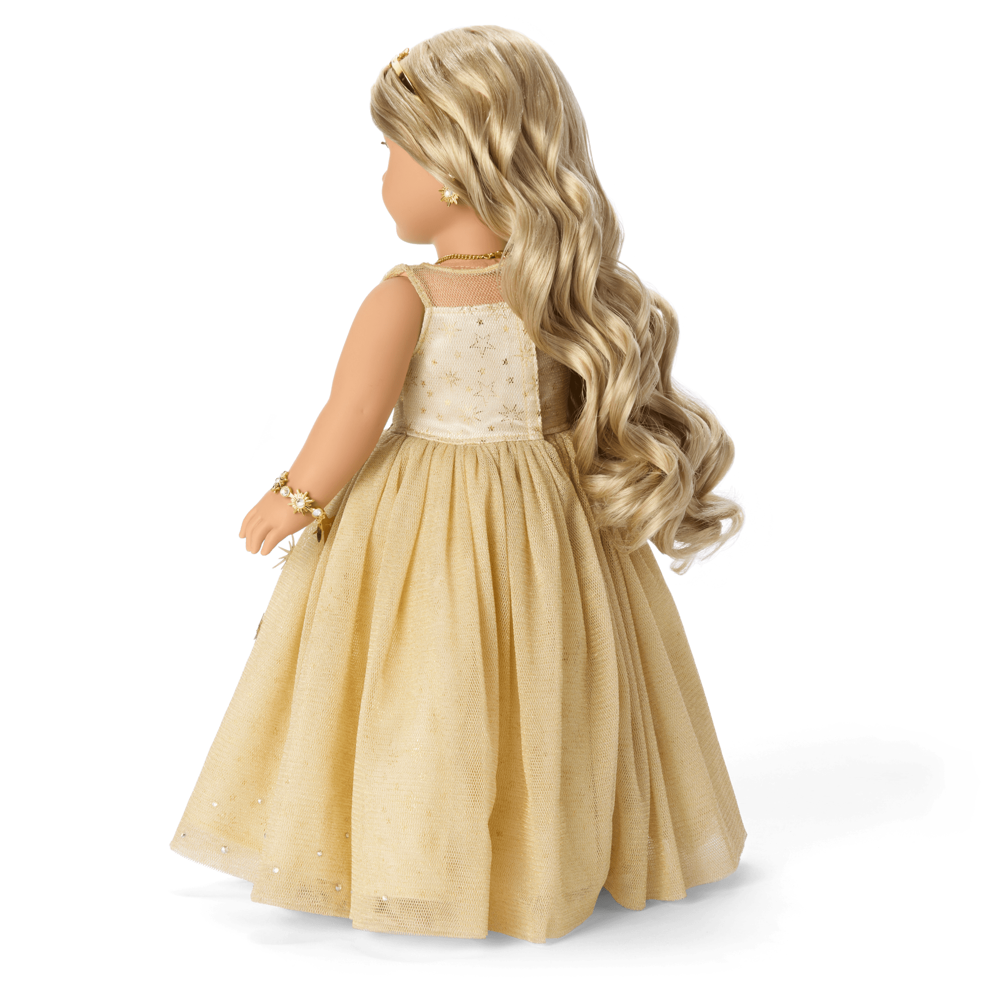 American Girl 2025 Glimmering Gold Holiday Collector Doll - Image 3