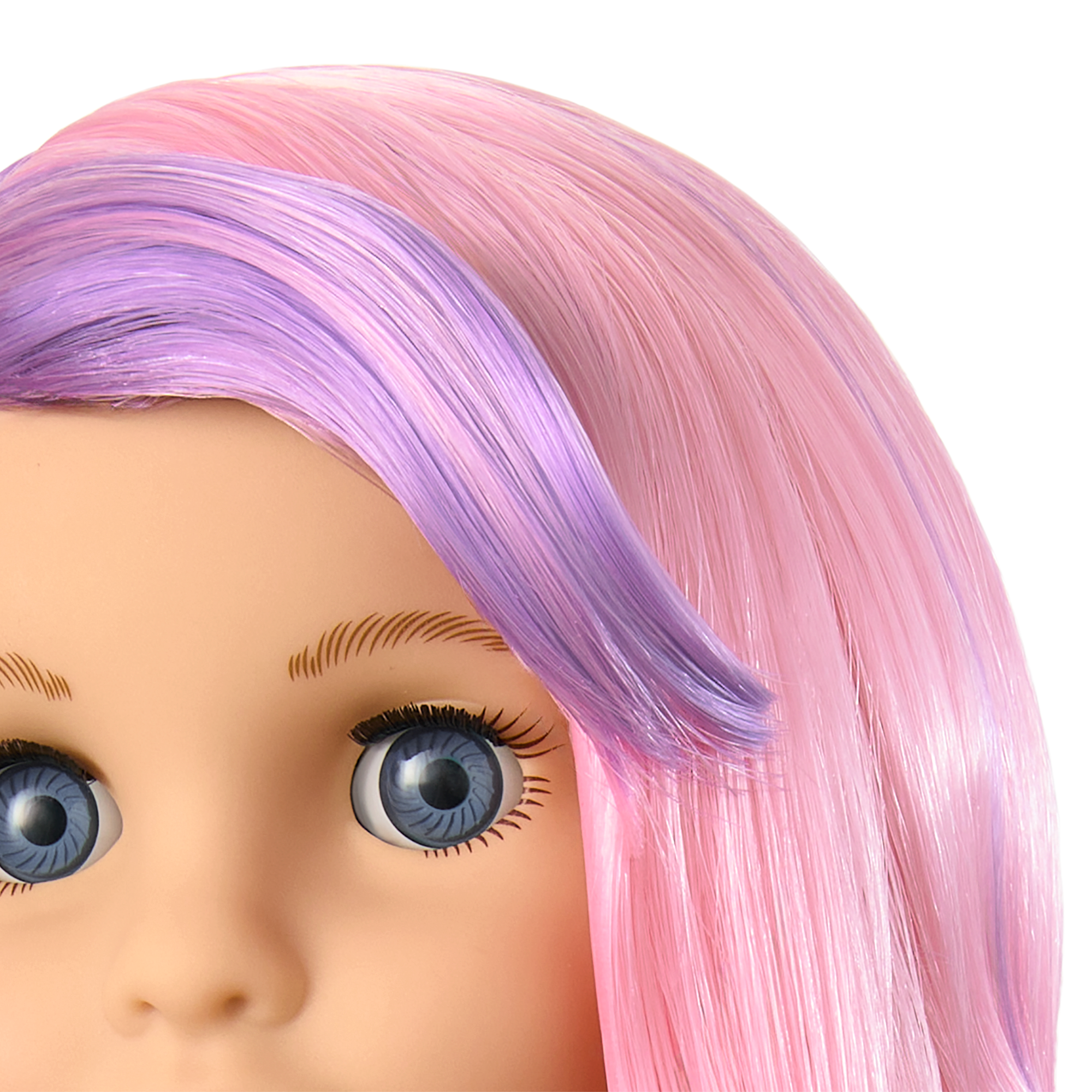 Truly Me 18-inch Doll #116 with wavy purple-and-pink hair - Image 5