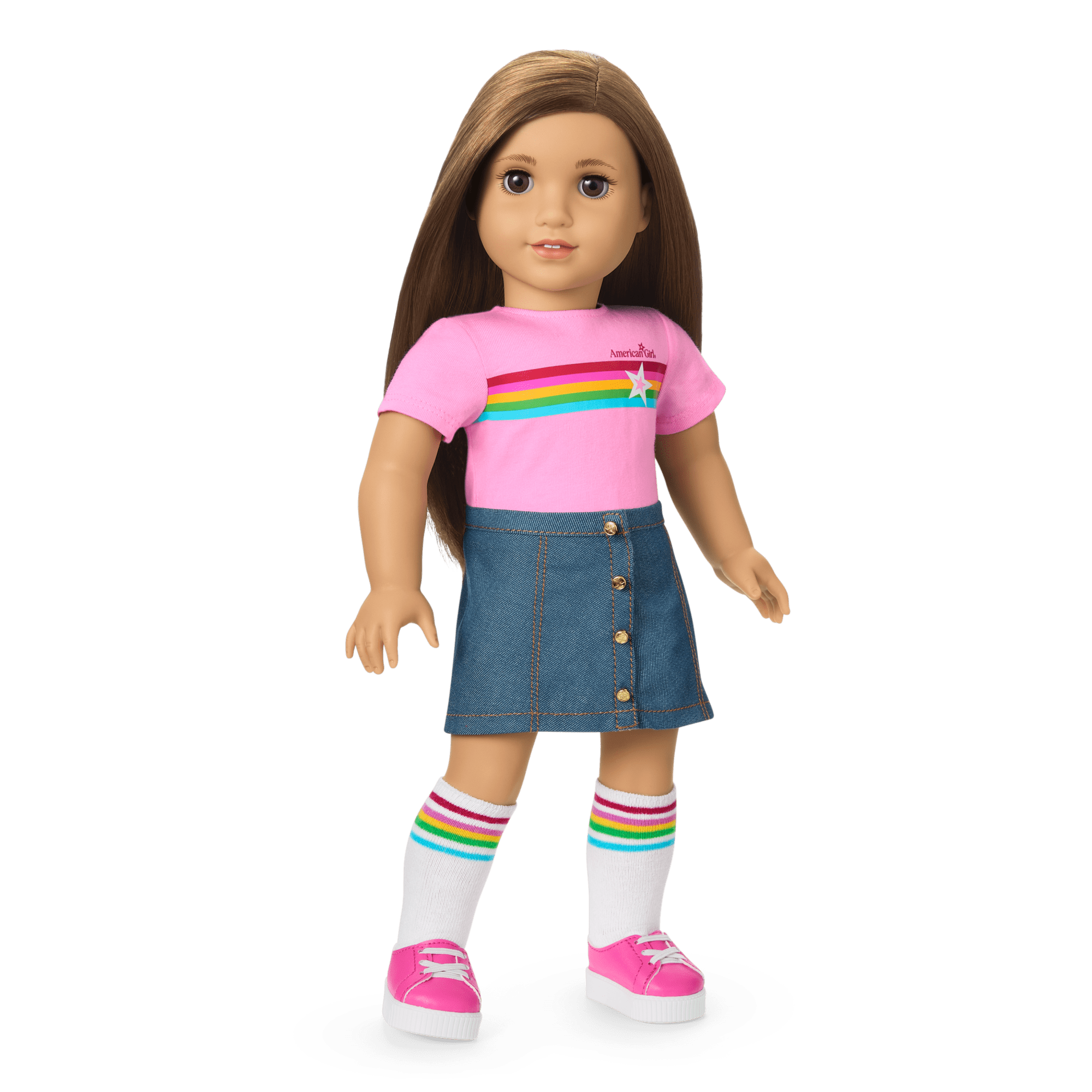 Truly Me 18-inch Doll #107 with straight brown hair - Image 10