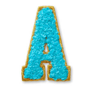 AG Letter A Stick-On Patch
