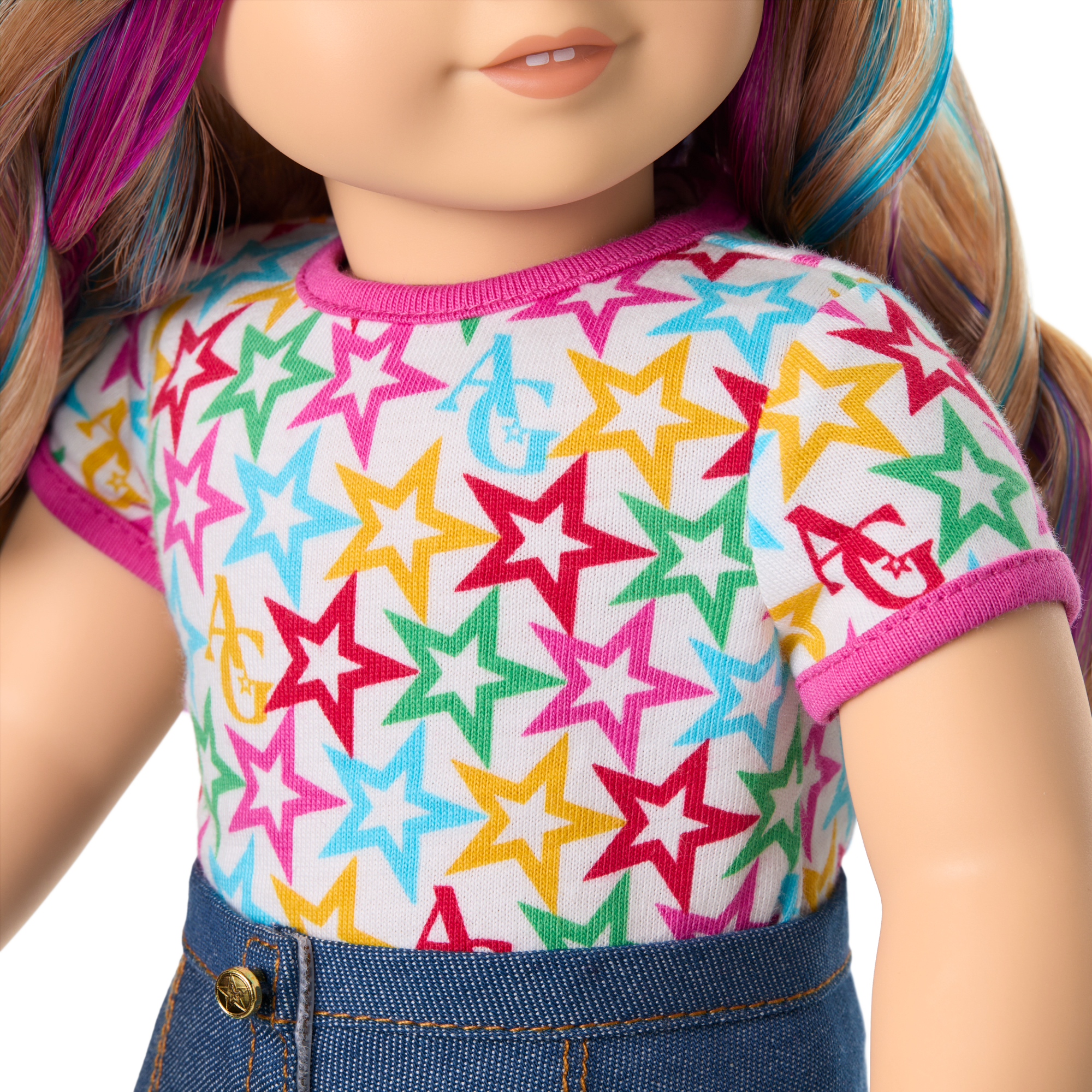 Truly Me 18-inch Doll #110 with wavy blonde hair - Image 7