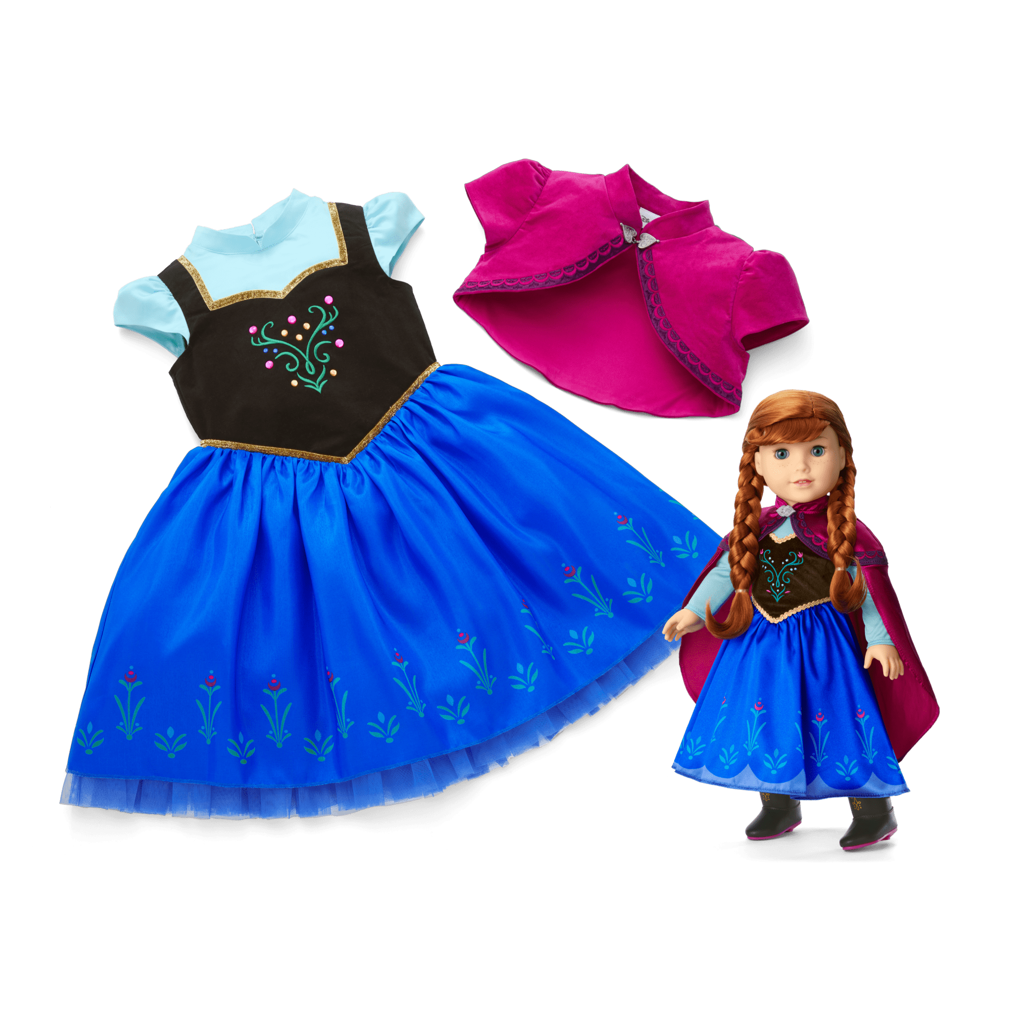 Disney Frozen Anna Doll & Matching Dress for Girls by American Girl® - Image 2
