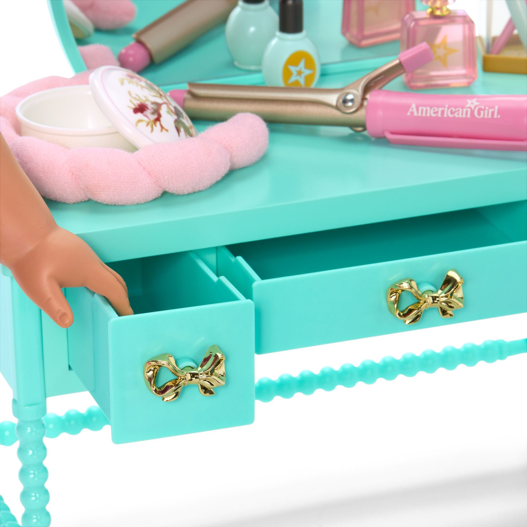 Raquel's Vintage Vanity for 18-inch Dolls (Girl of the Year 2026) - Image 6