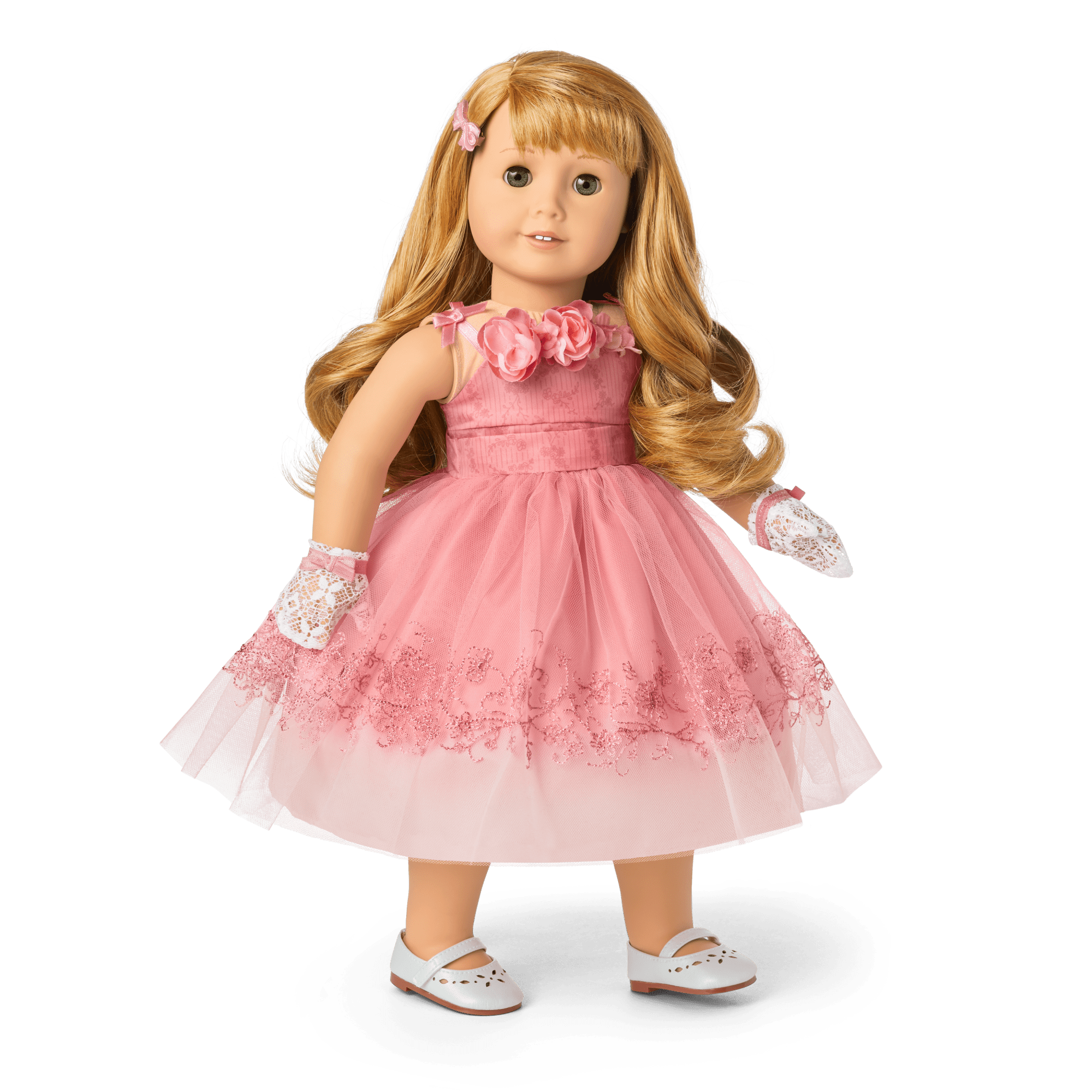 Maryellen's Pretty Pink Dress for 18-inch Dolls (Historical Characters)