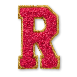 AG Letter R Stick-On Patch