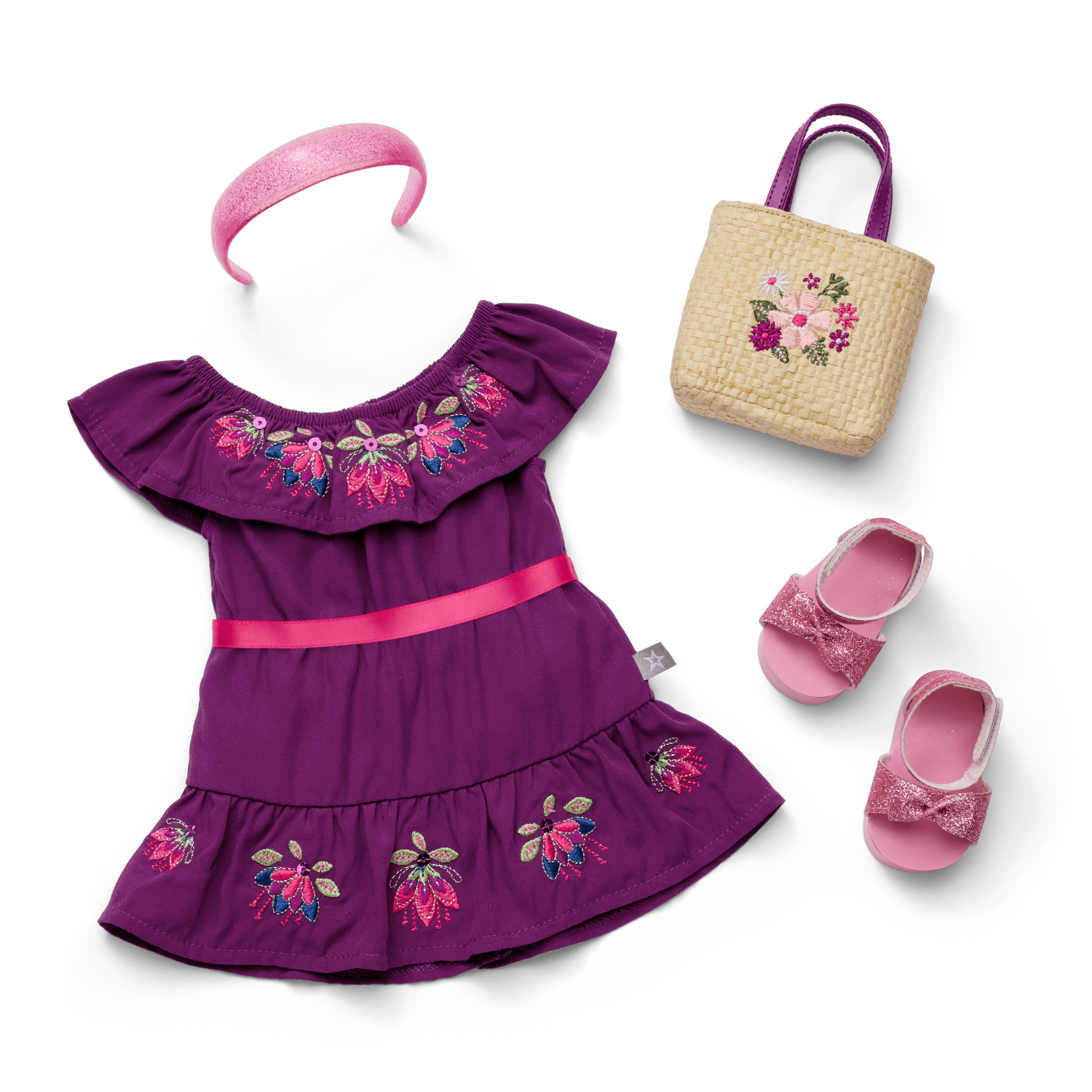 Raquel's Beach Party Dress for 18-inch Dolls (Girl of the Year 2026)