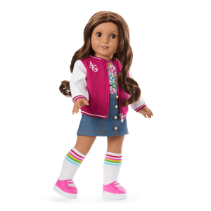Truly Me 18-inch Doll #117 with wavy dark-brown hair