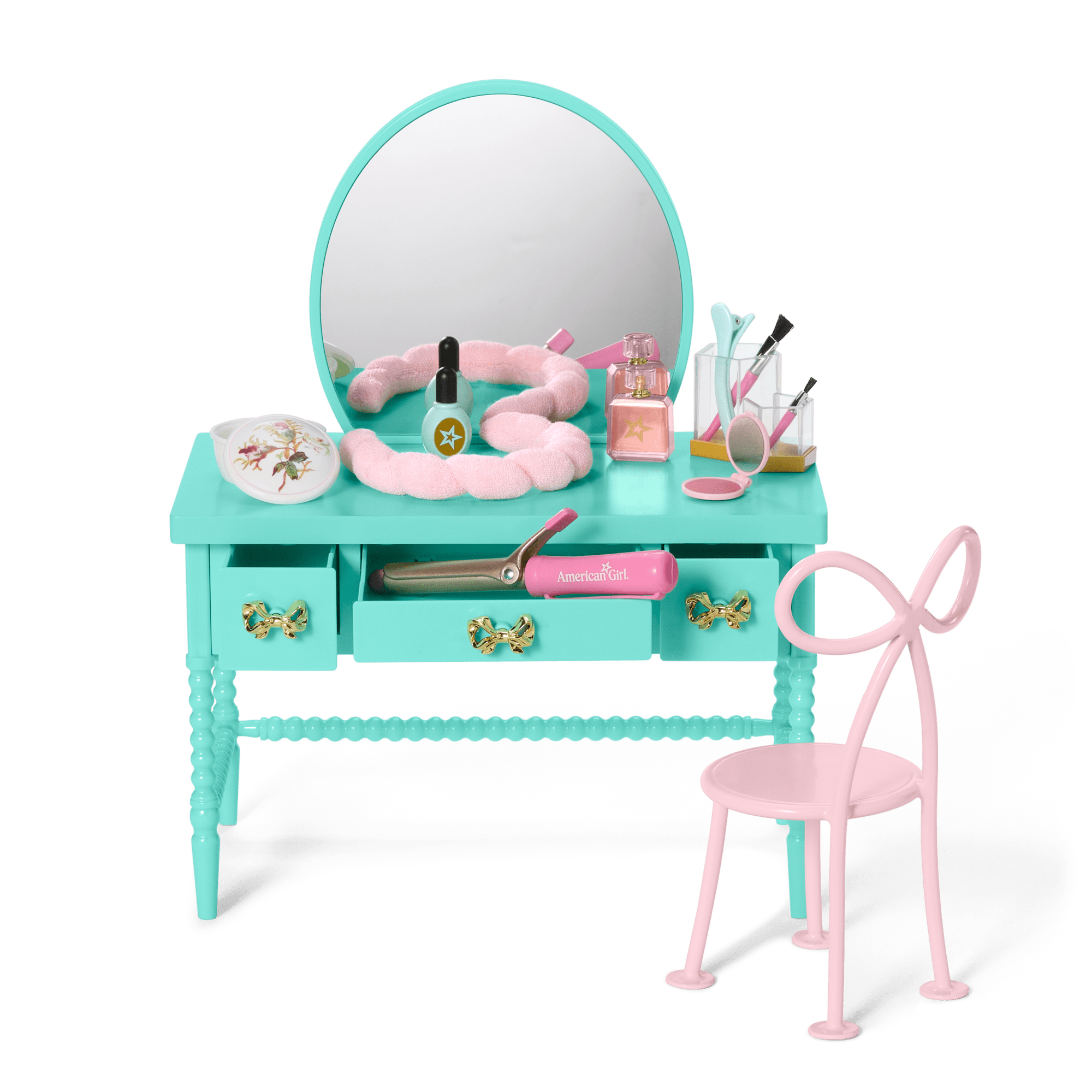 Raquel's Vintage Vanity for 18-inch Dolls (Girl of the Year 2026) - Image 16