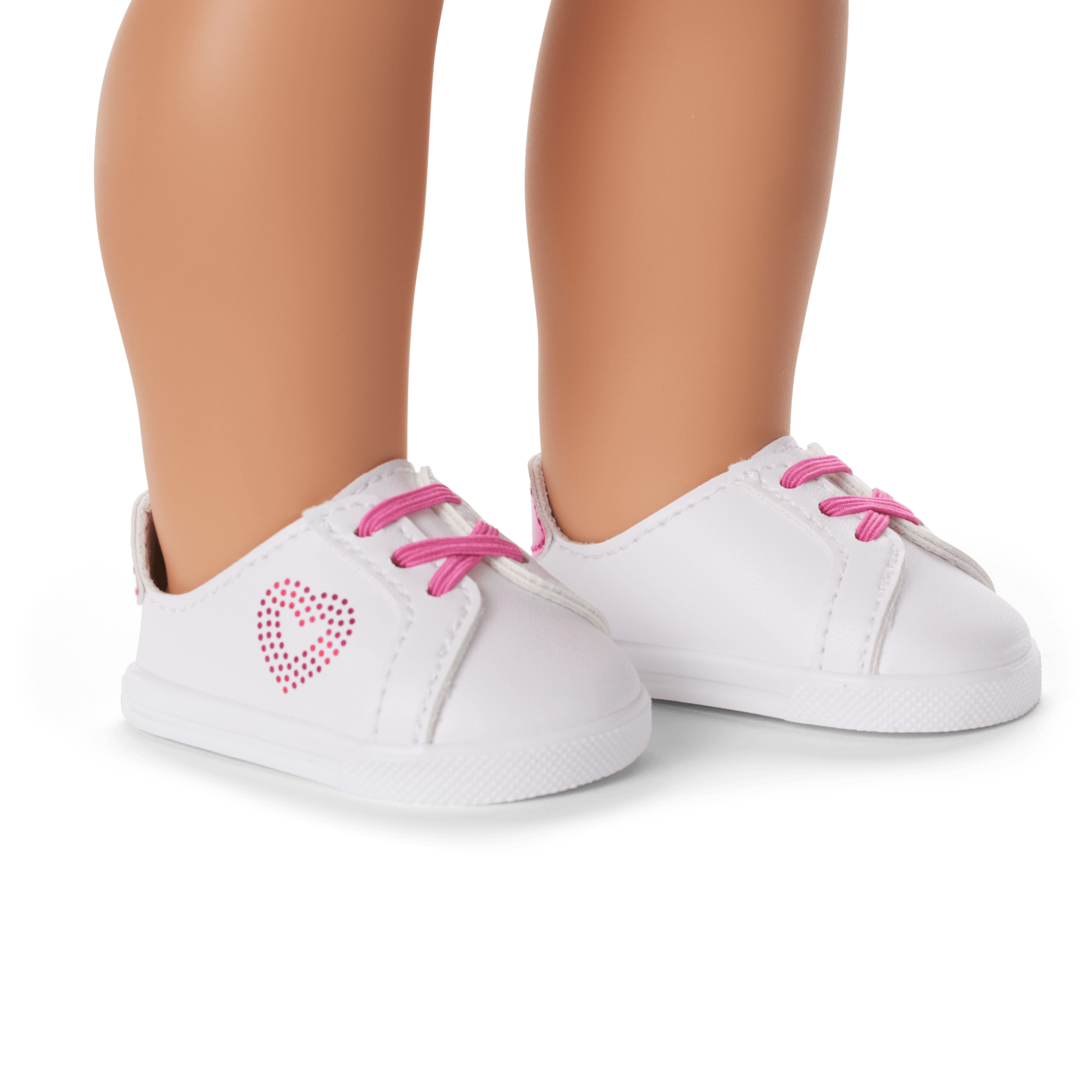 Pink Hearts Hoodie Dress for 18-inch Dolls - Image 9