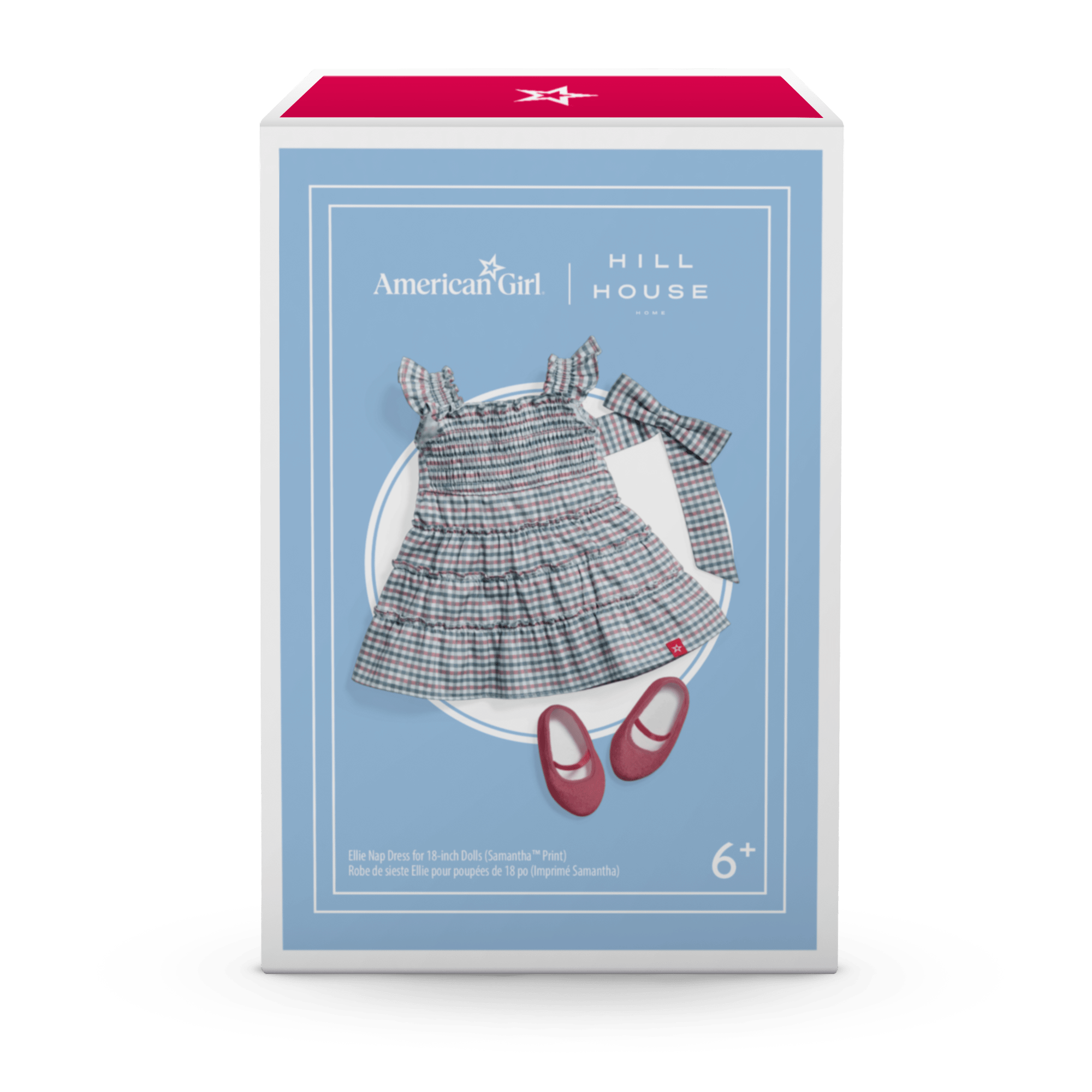 American Girl x Hill House Home Ellie Nap Dress for 18-inch Dolls (Samantha Print) - Image 8