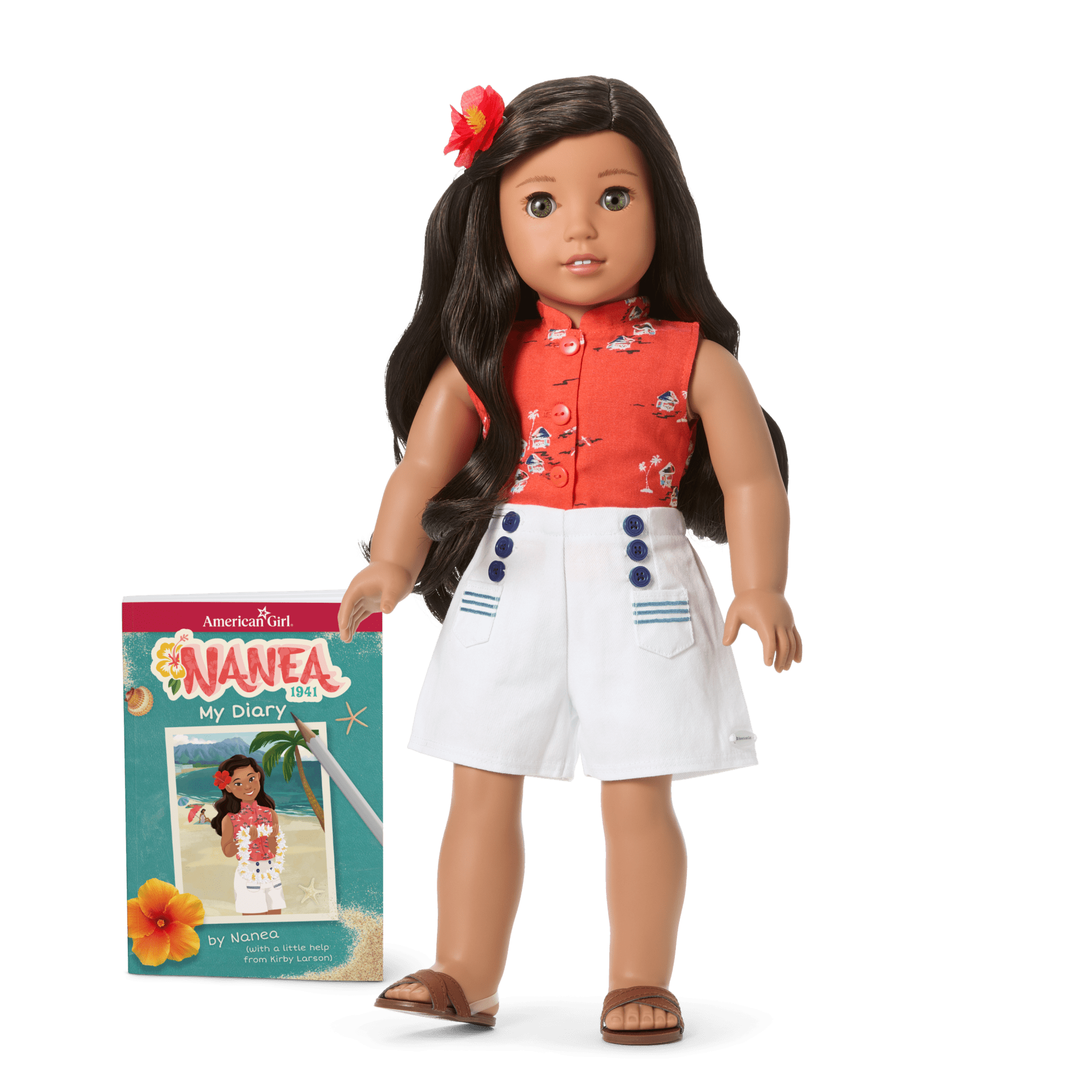 Nanea 18-inch Doll & Journal (Historical Characters)