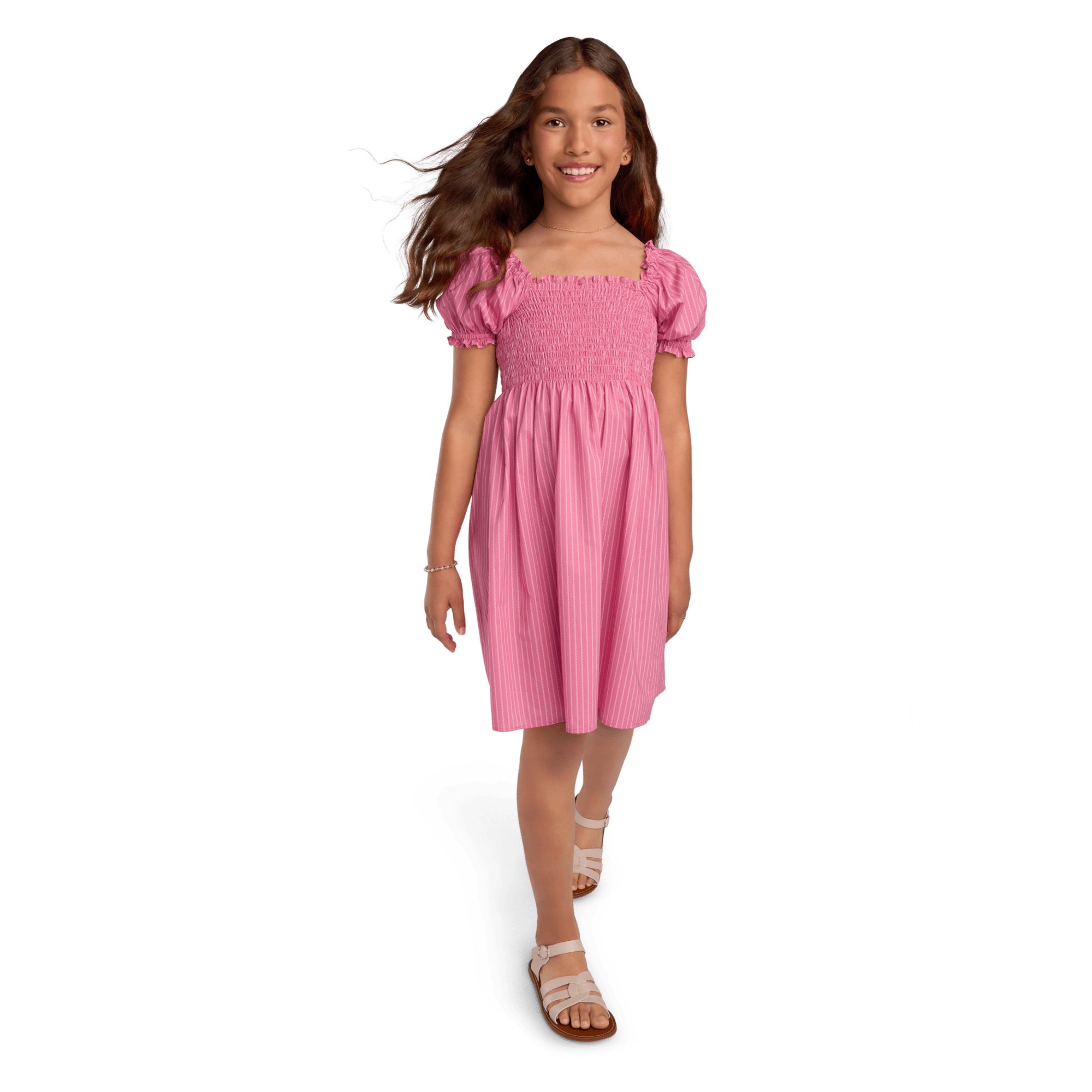 American Girl x Hill House Home Athena Nap Dress for Girls & 18-inch Dolls (Addy Print) - Image 3