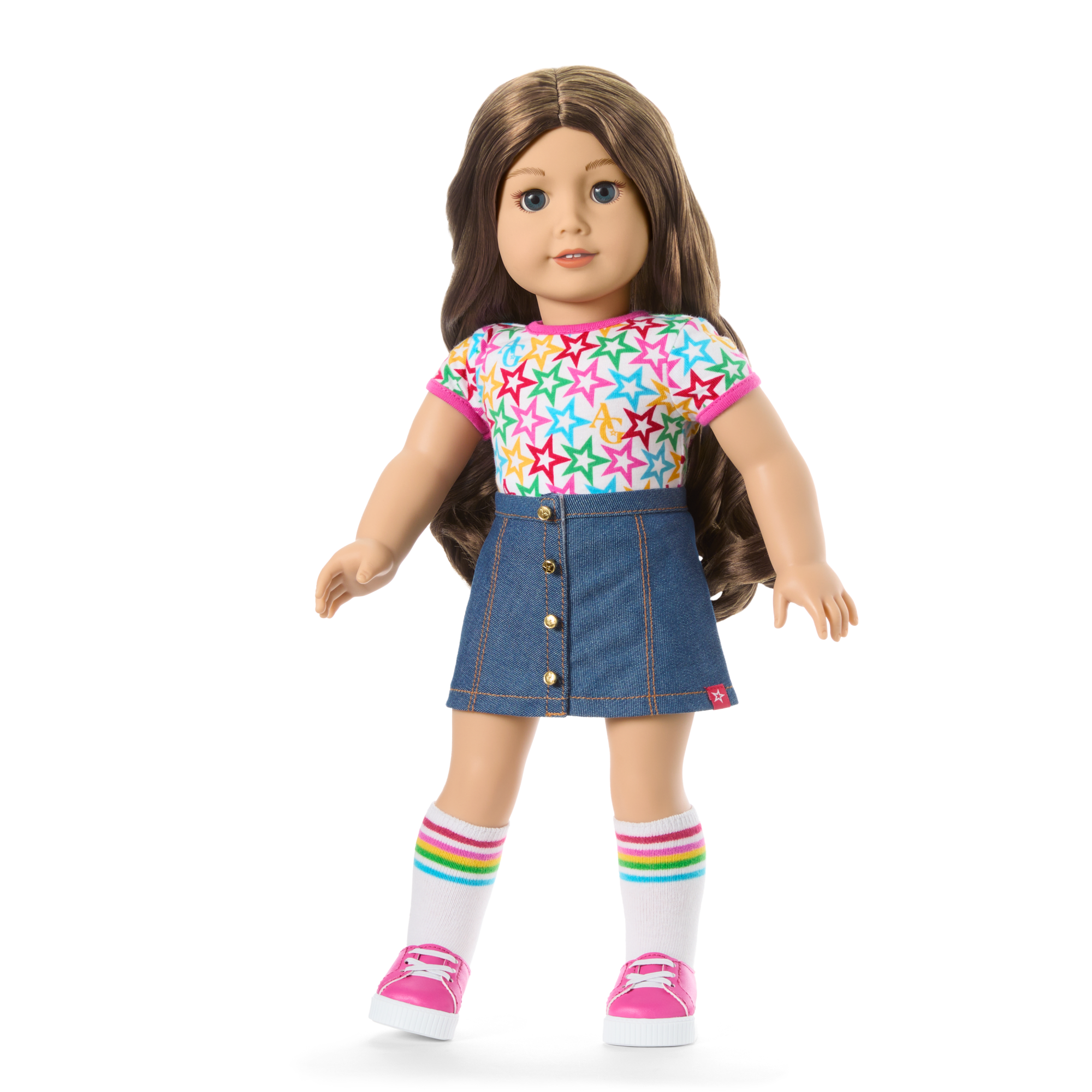 Truly Me 18-inch Doll #126 with wavy brown hair - Image 6