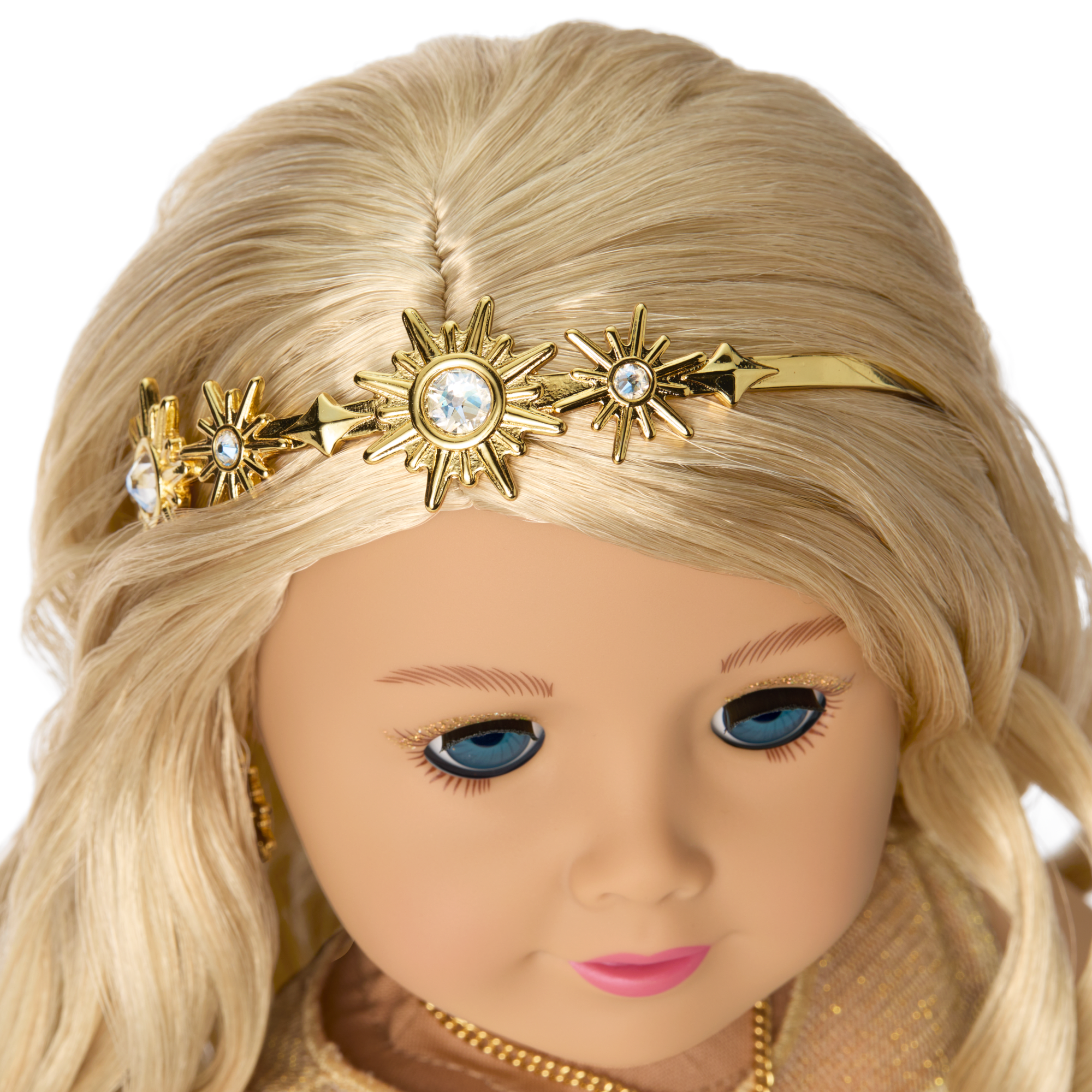 American Girl 2025 Glimmering Gold Holiday Collector Doll - Image 5