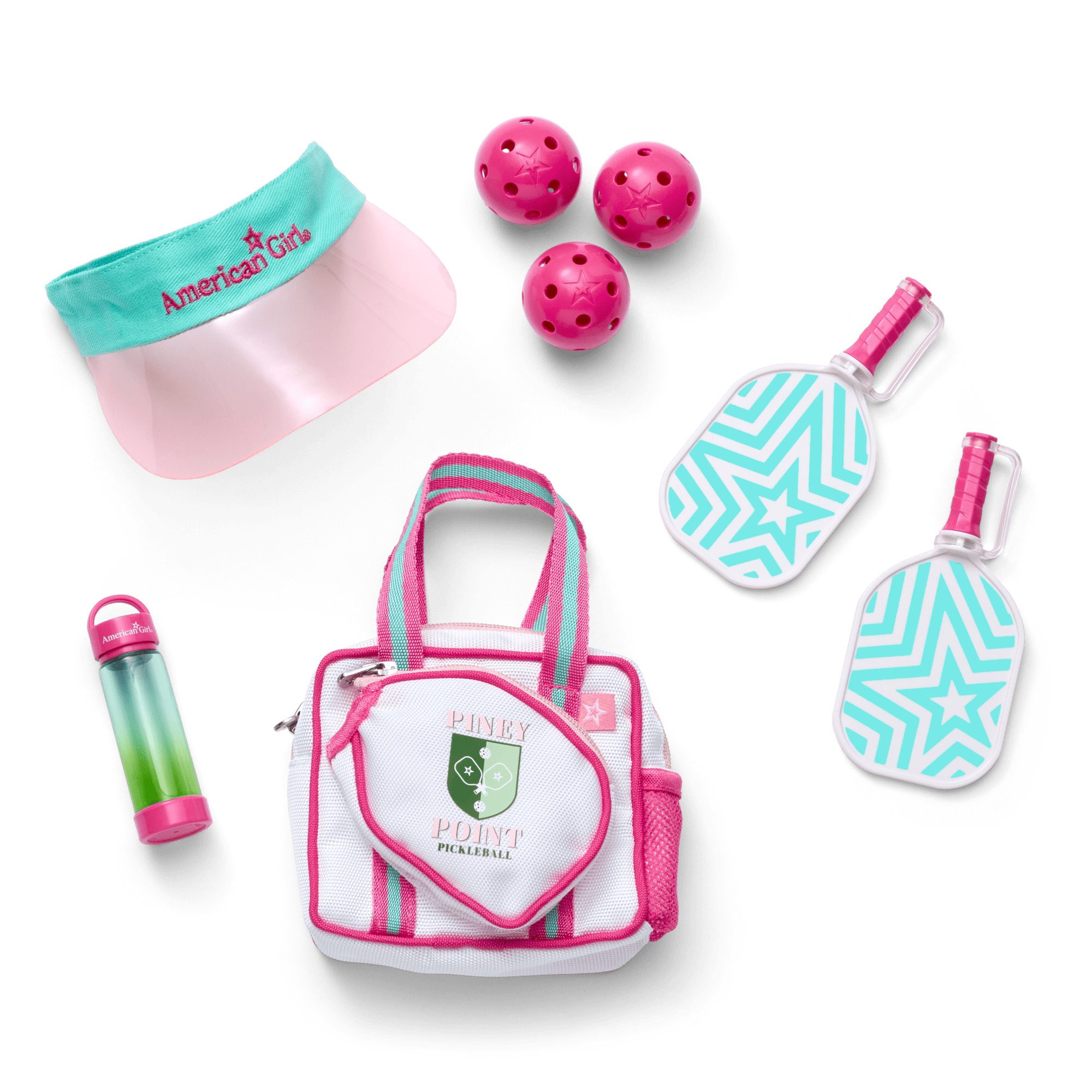 Raquel's Pickleball Bag & Paddle Set for 18-inch Dolls (Girl of the Year 2026) - Image 8