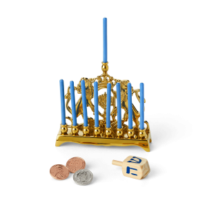 Rebecca's Menorah & Dreidel Set for 18-inch Dolls (Historical Characters)