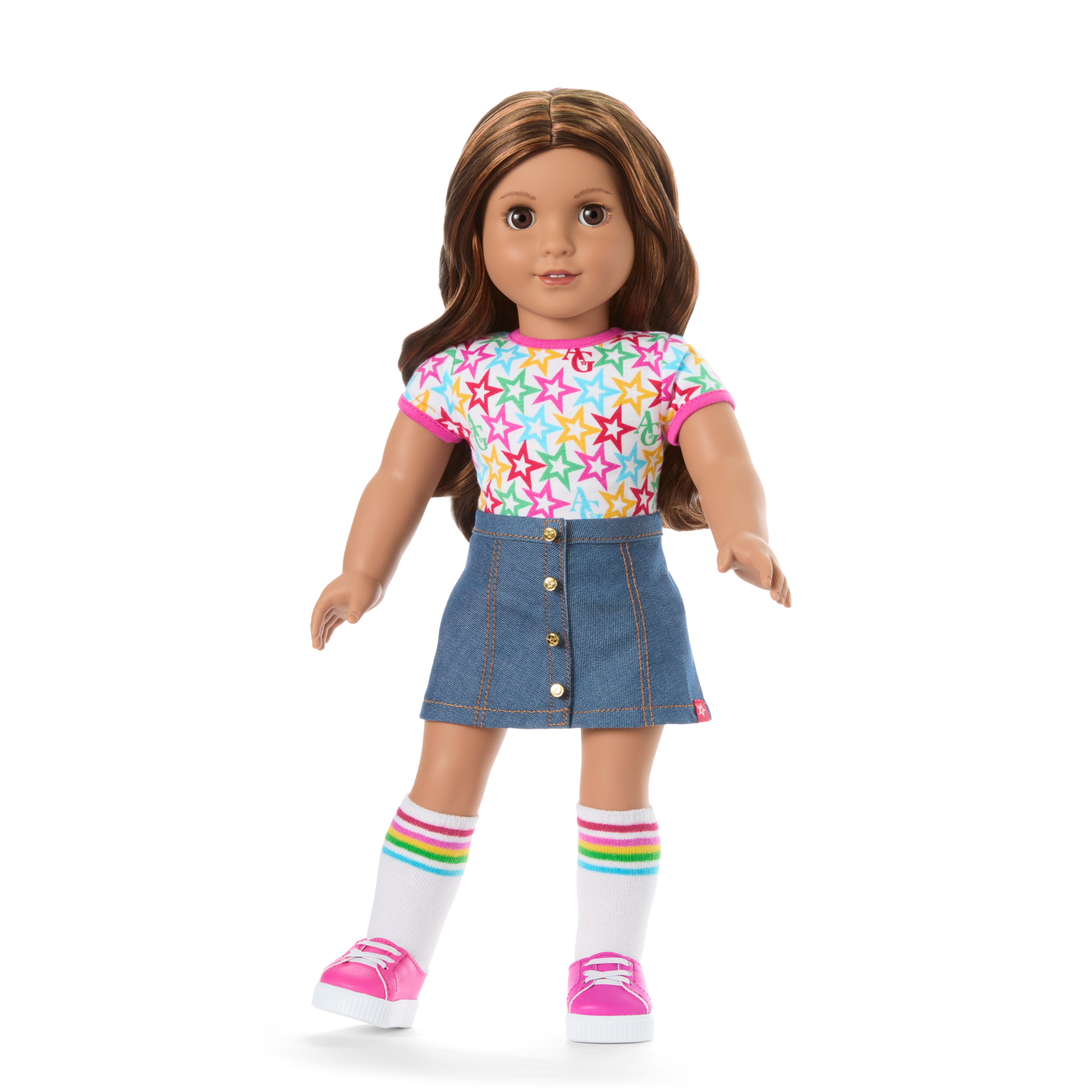 Truly Me 18-inch Doll #117 with wavy dark-brown hair - Image 6