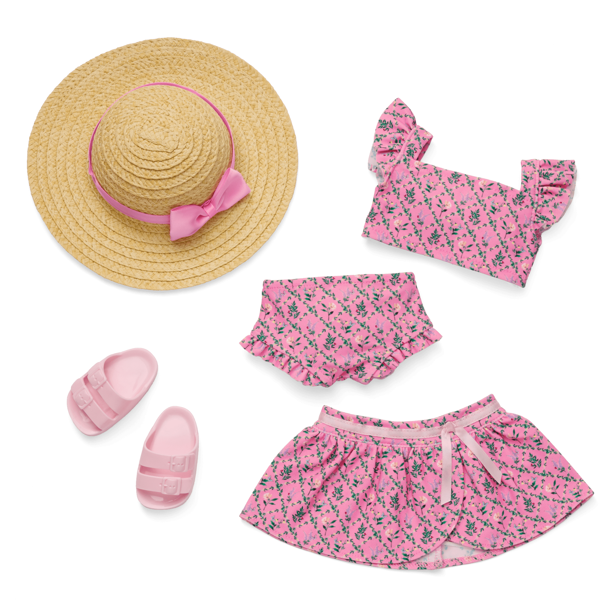 Raquel's Beach Outfit for 18-inch Dolls (Girl of the Year 2026)