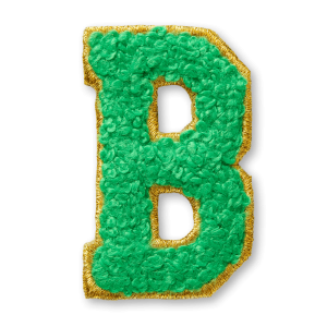 AG Letter B Stick-On Patch