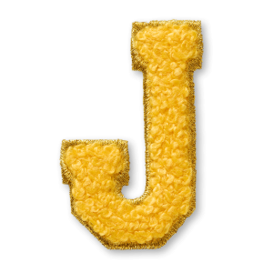 AG Letter J Stick-On Patch