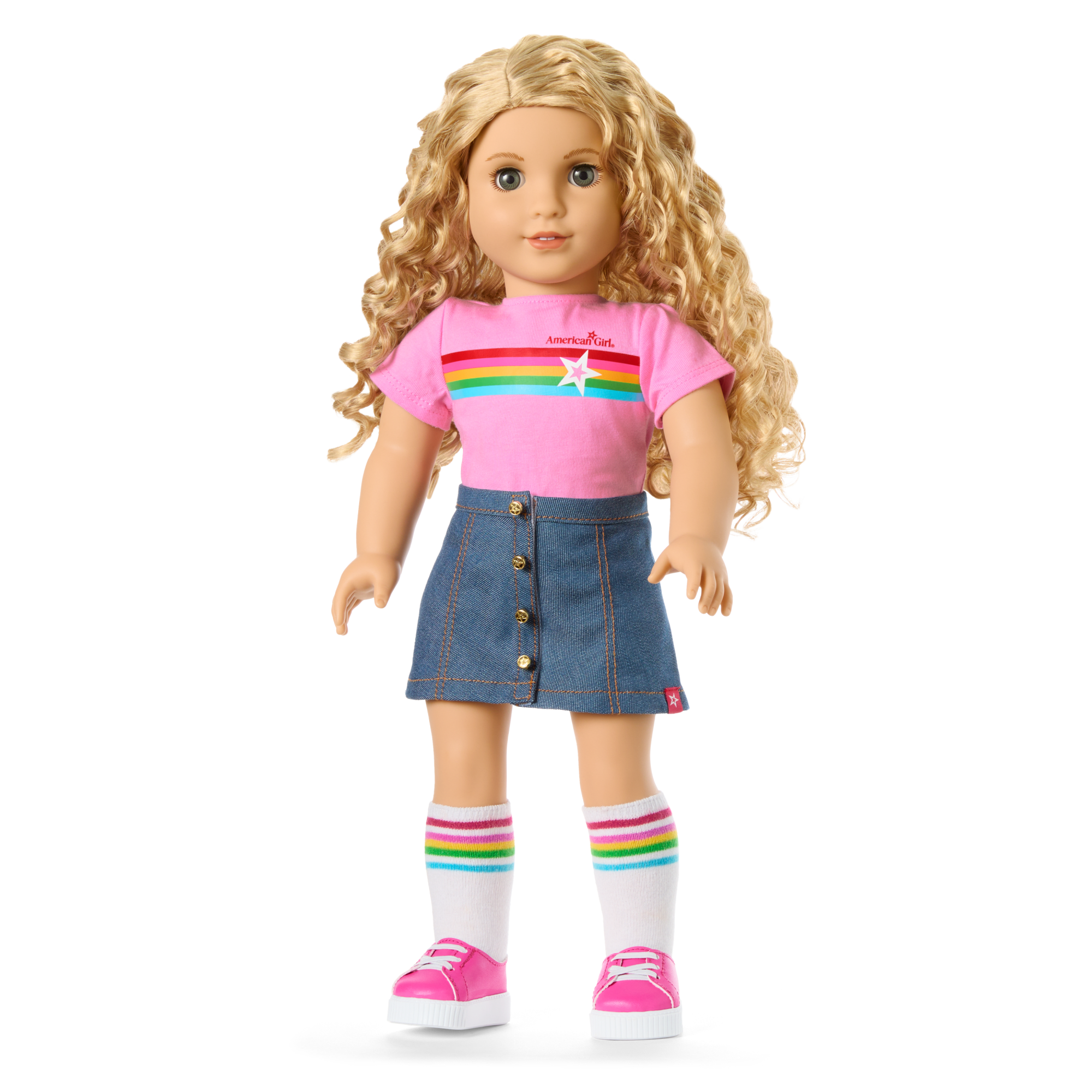 Truly Me 18-inch Doll #115 with curly blonde hair - Image 10