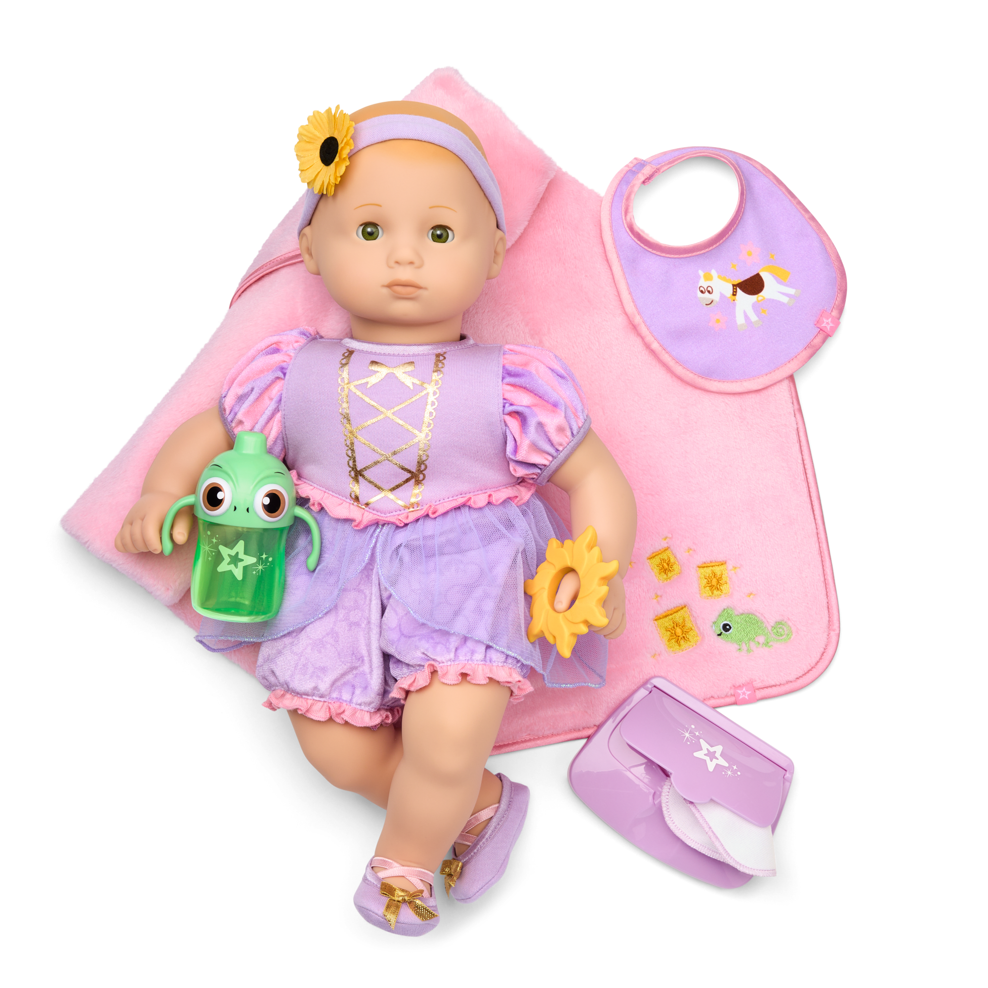 Disney Princess Rapunzel Cuddle & Care Set with Bitty Baby Doll by American Girl - Image 3