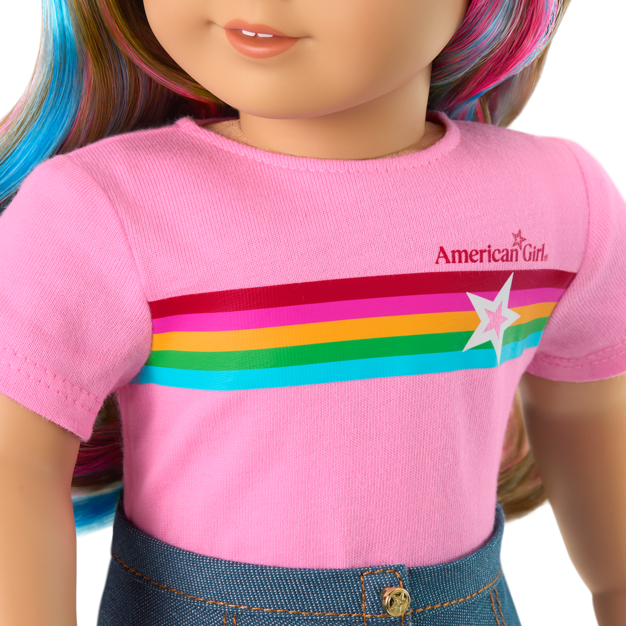 Truly Me 18-inch Doll #101 with wavy caramel hair - Image 11