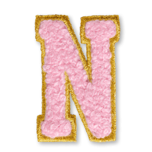 AG Letter N Stick-On Patch