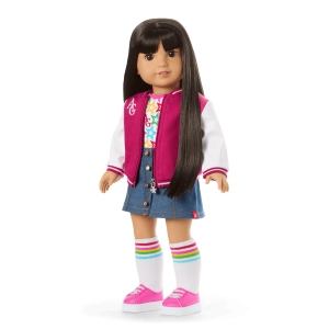 Truly Me 18-inch Doll #130 with straight black-brown hair