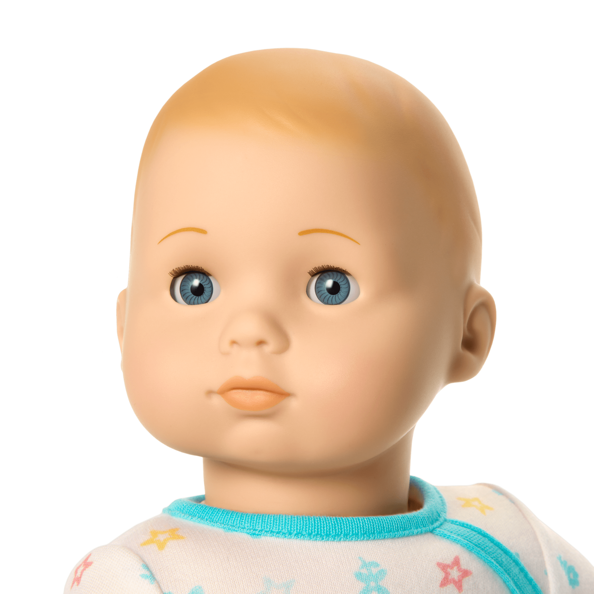 Bitty Baby Doll #3 with blonde hair in Pastel Blue - Image 3