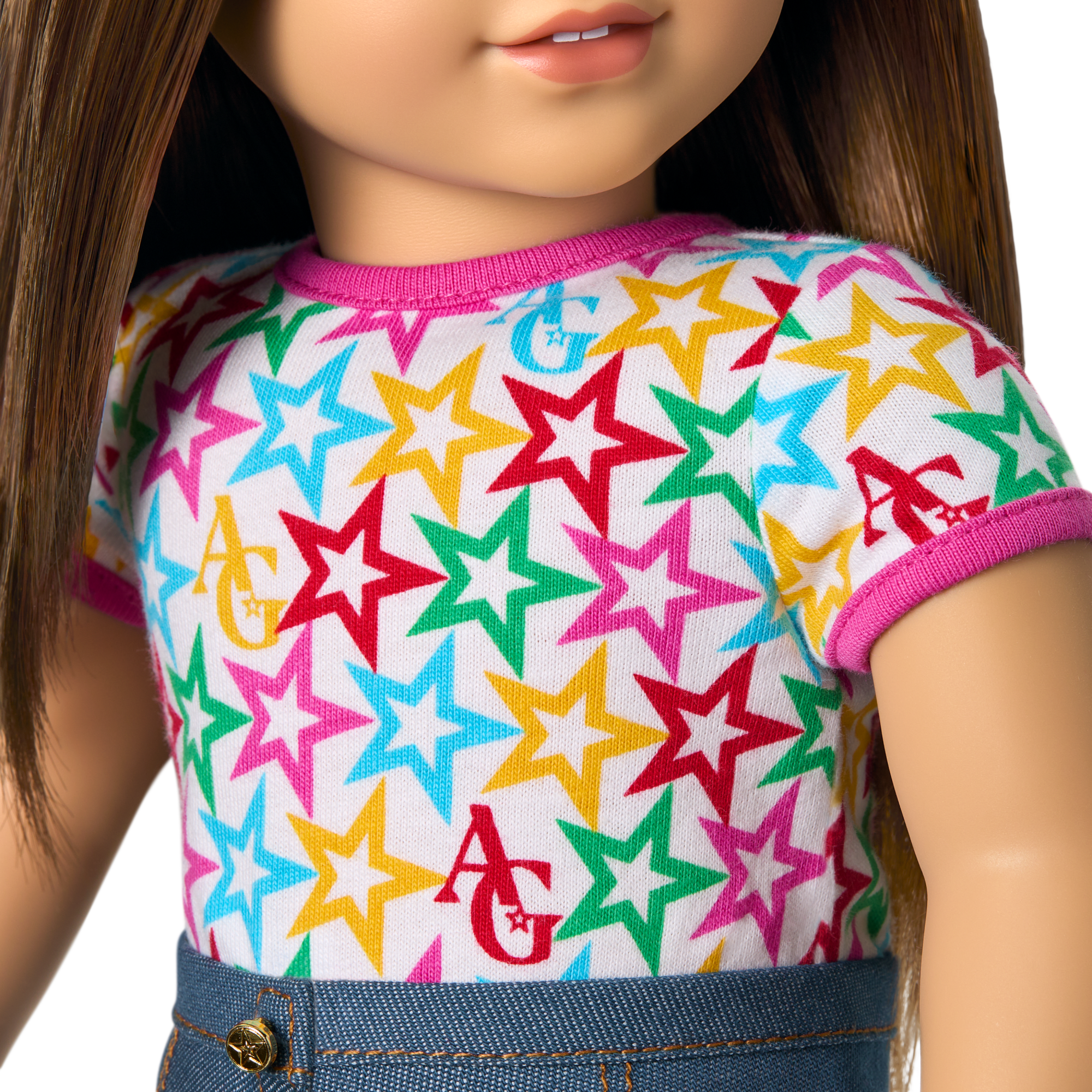 Truly Me 18-inch Doll #107 with straight brown hair - Image 7