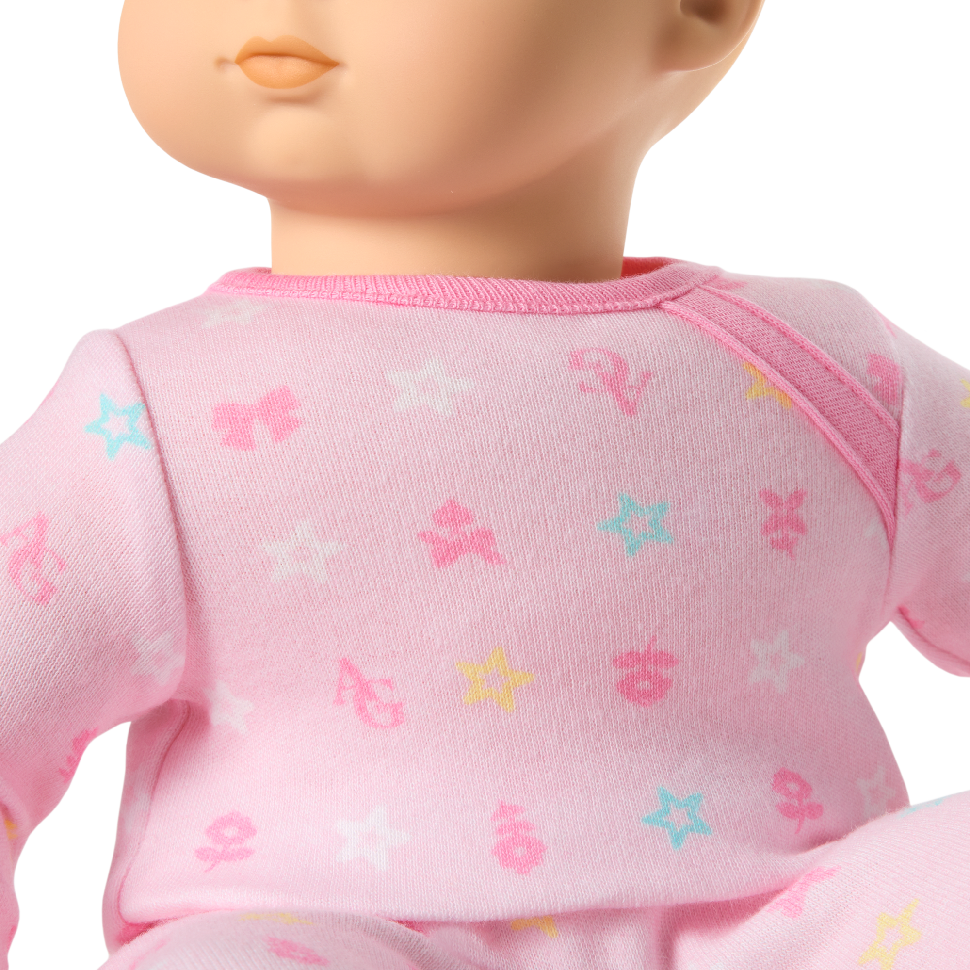 Bitty Baby Doll #6 with red hair in Pastel Pink - Image 5