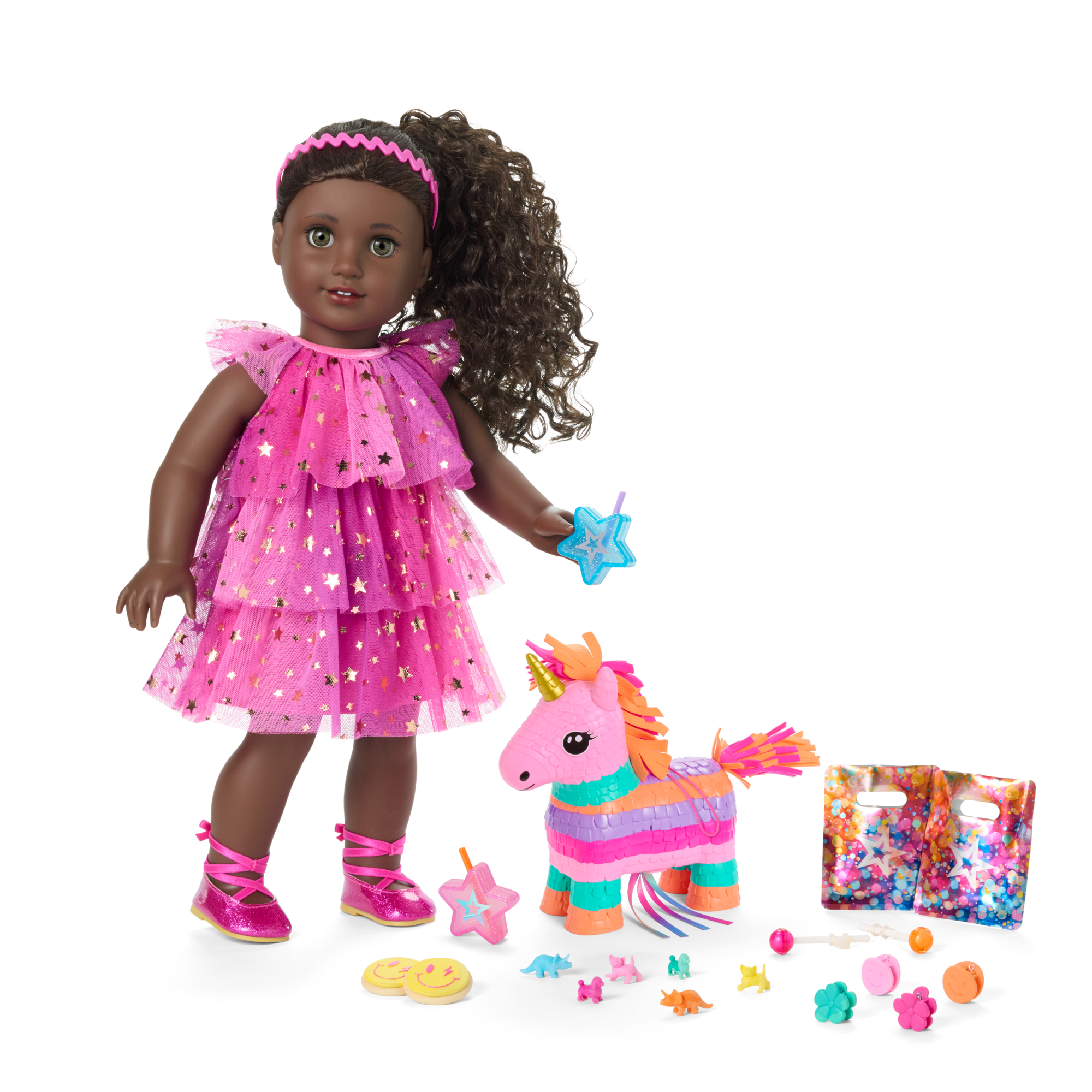 Unicorn Pi?ata & Party Accessories for 18-inch Dolls - Image 2