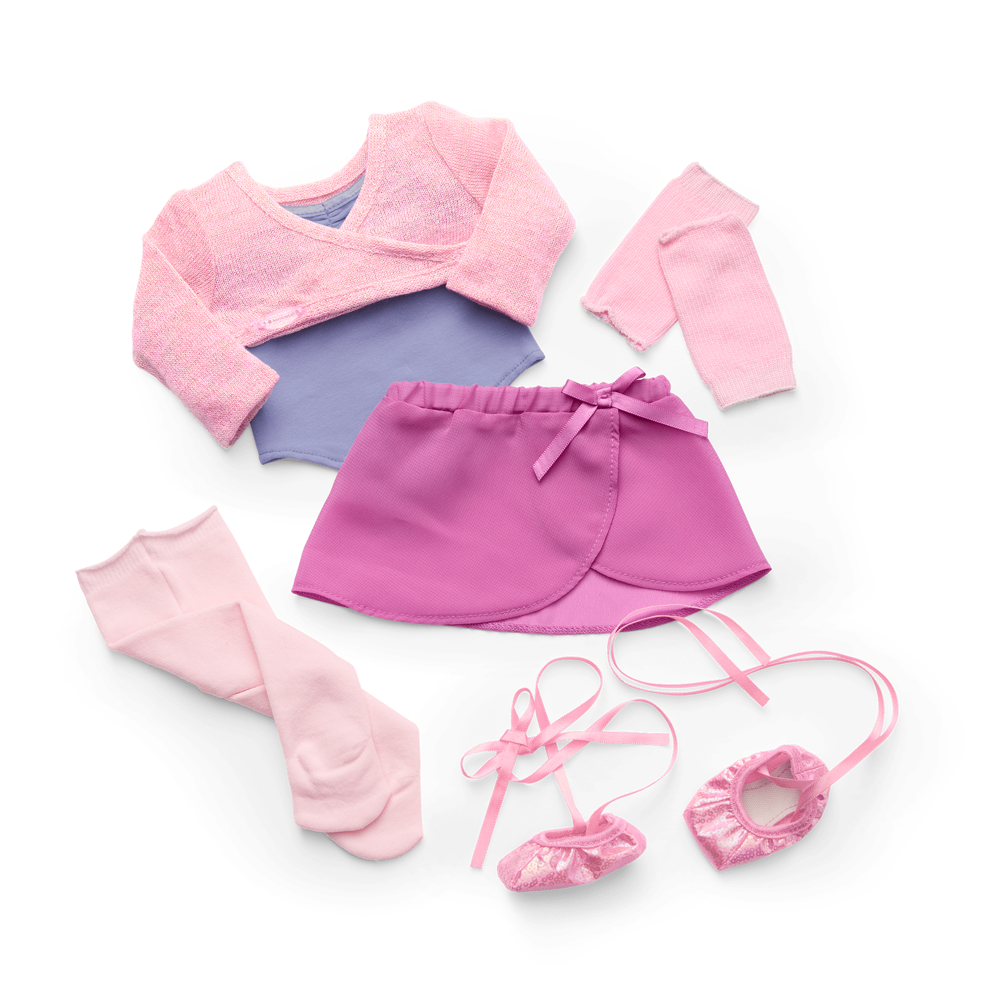 Pli?? Away Ballet Practice Outfit for 18-inch Dolls