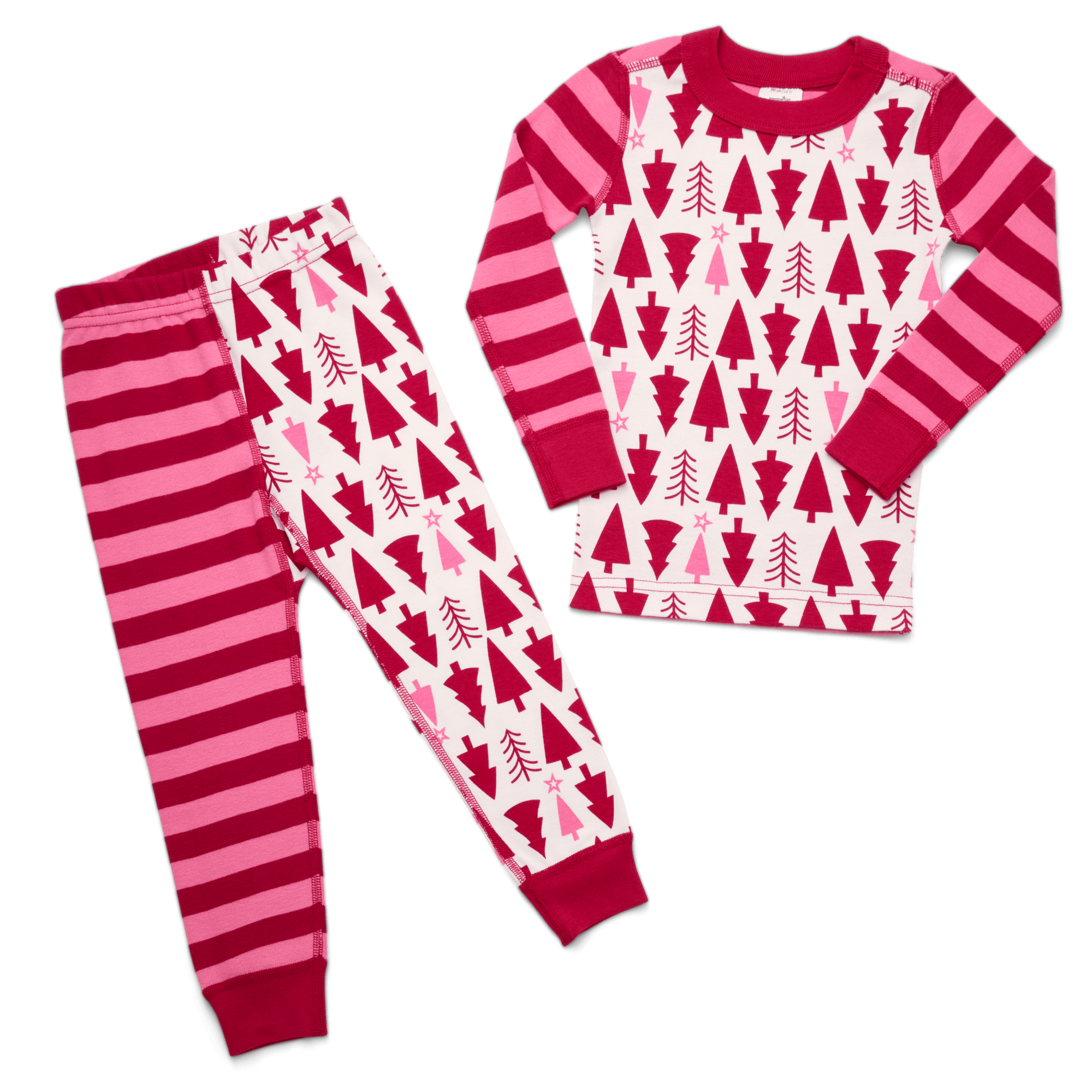 American Girl x Hanna Andersson Holiday Treetops Pajamas for Little Girls & Girls - Image 2
