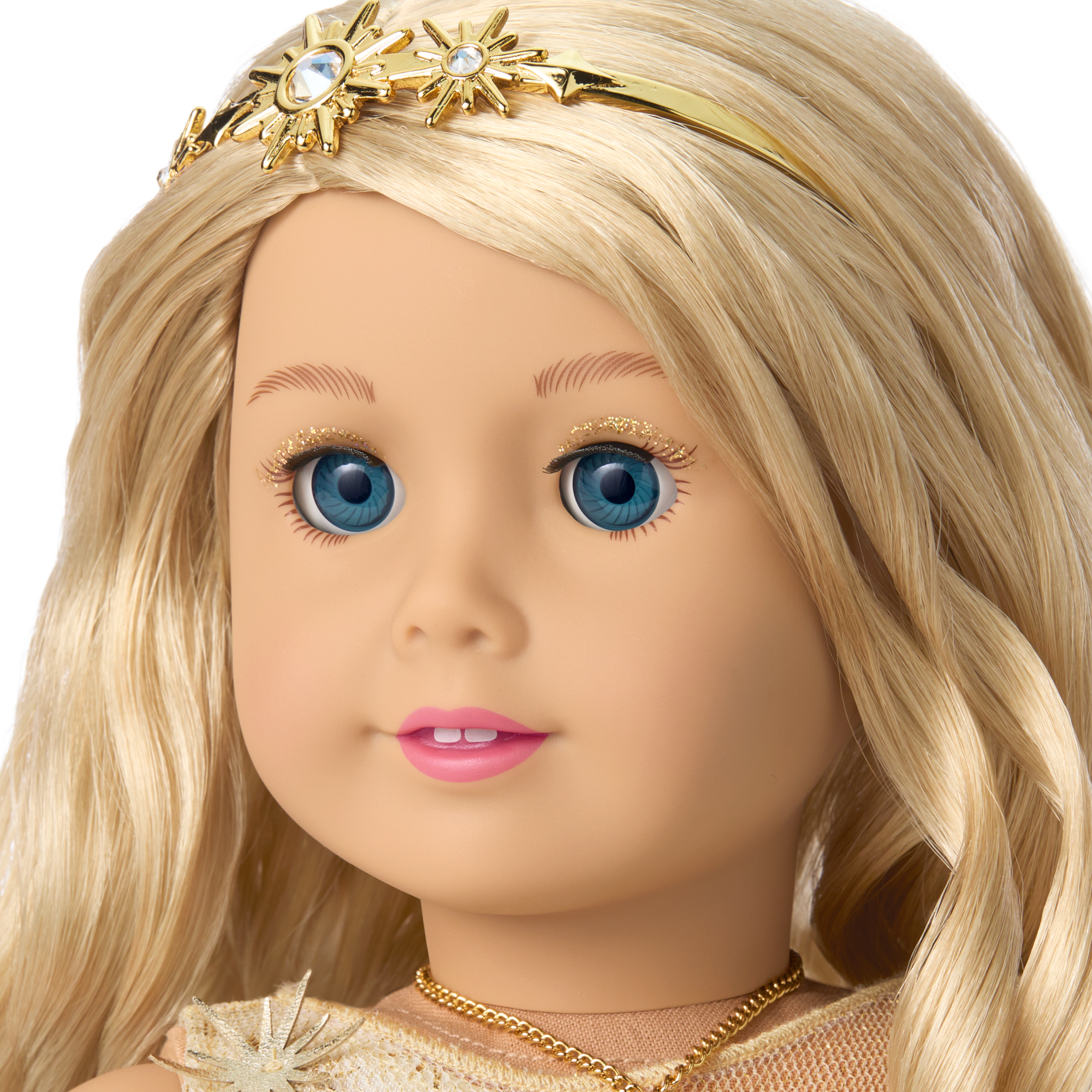 American Girl 2025 Glimmering Gold Holiday Collector Doll - Image 4