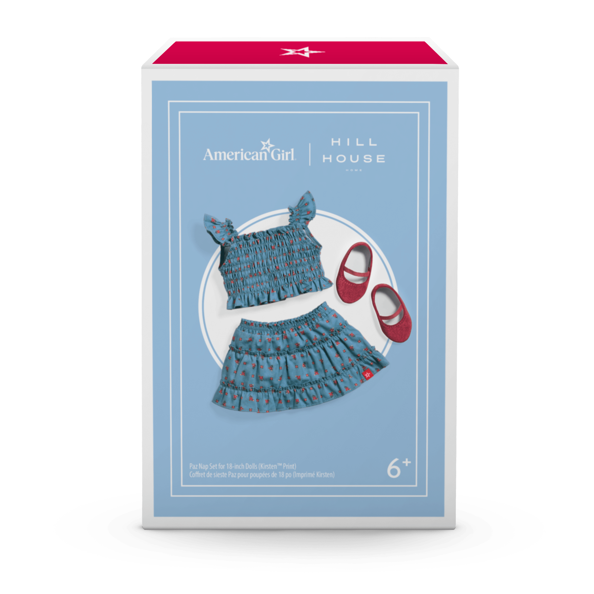 American Girl x Hill House Home Paz Nap Set for 18-inch Dolls (Kirsten Print) - Image 7